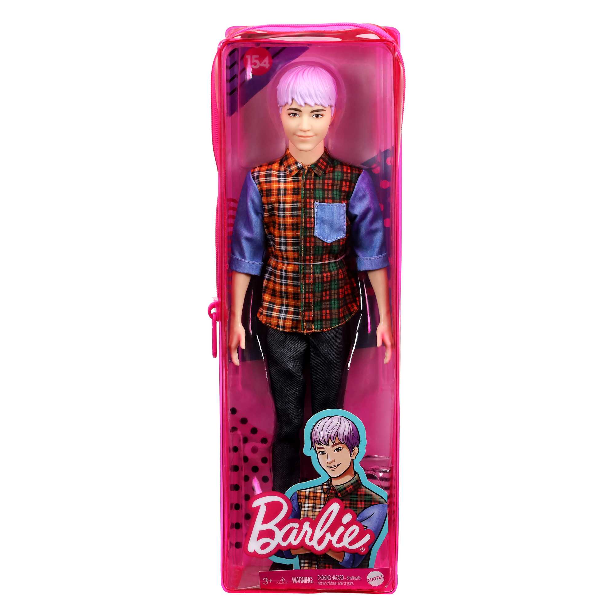 Barbie Ken Fashionistas Puppe Mit Lila Haar, Anziehpuppe, Modepuppe - Image 6