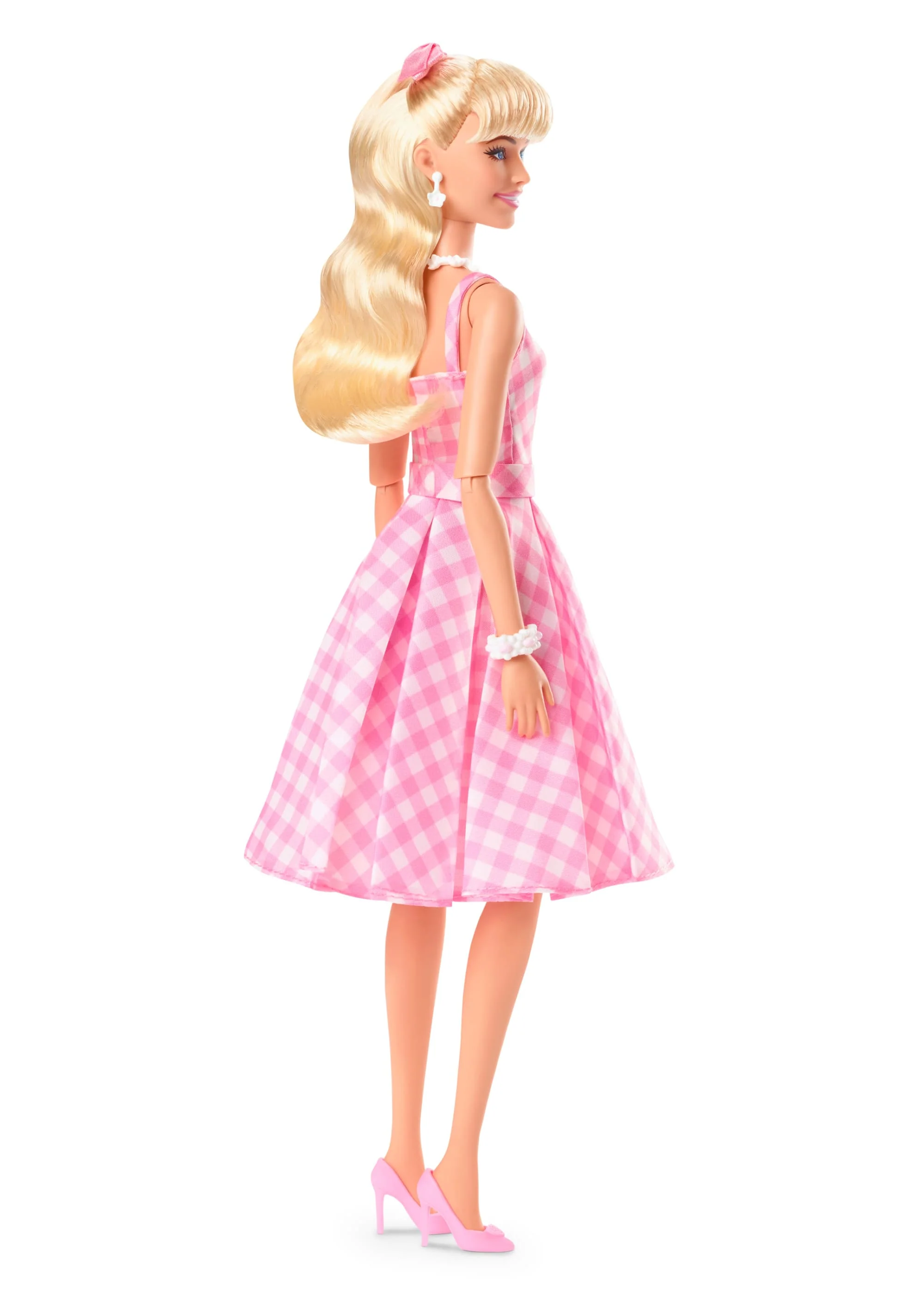 Barbie Le Film-Poupée Barbie En Robe Vichy Rose À Collectionner - Image 5
