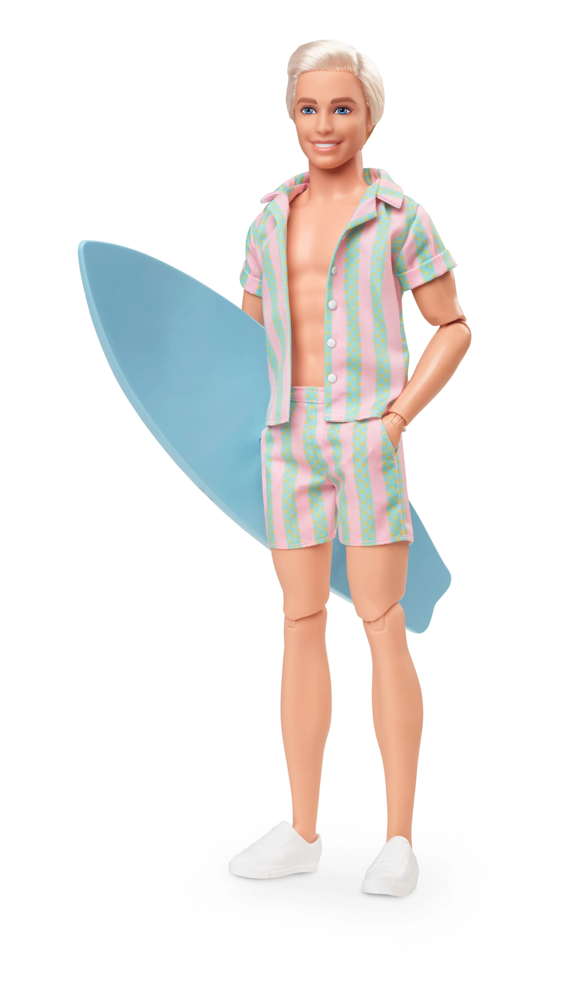 Barbie Le Film-Poupée Ken Avec Ensemble De Plage Rayé À Collectionner - Image 4