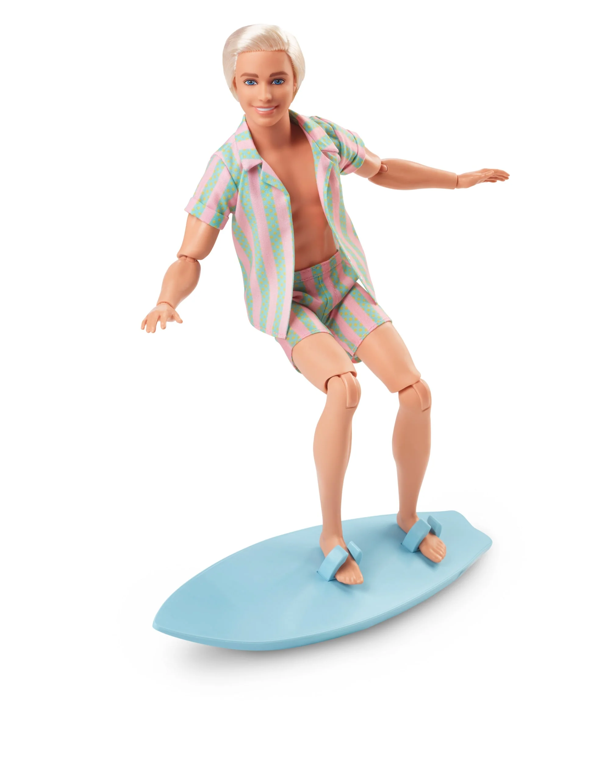 Barbie Le Film-Poupée Ken Avec Ensemble De Plage Rayé À Collectionner - Image 5