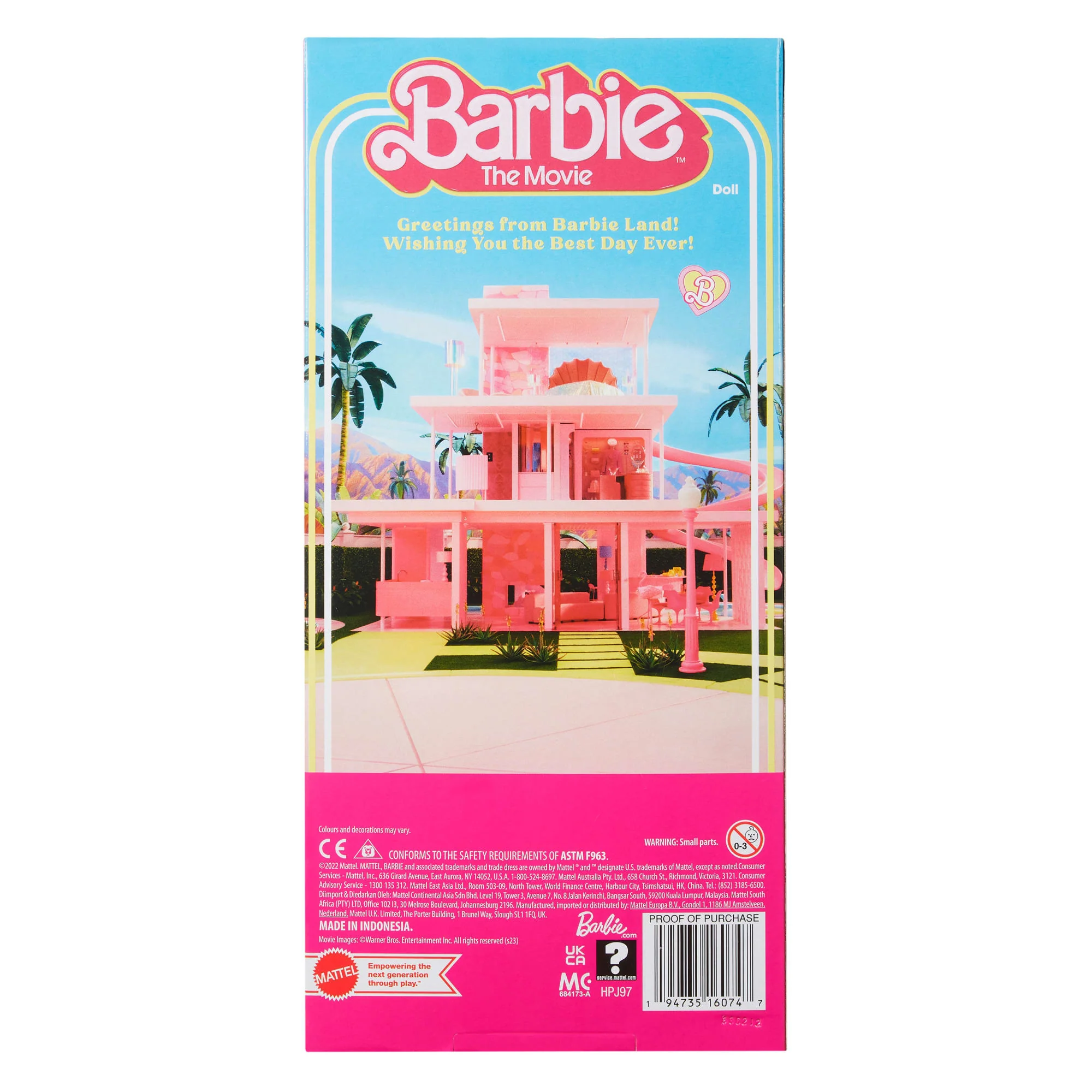 Barbie Le Film-Poupée Ken Avec Ensemble De Plage Rayé À Collectionner - Image 6