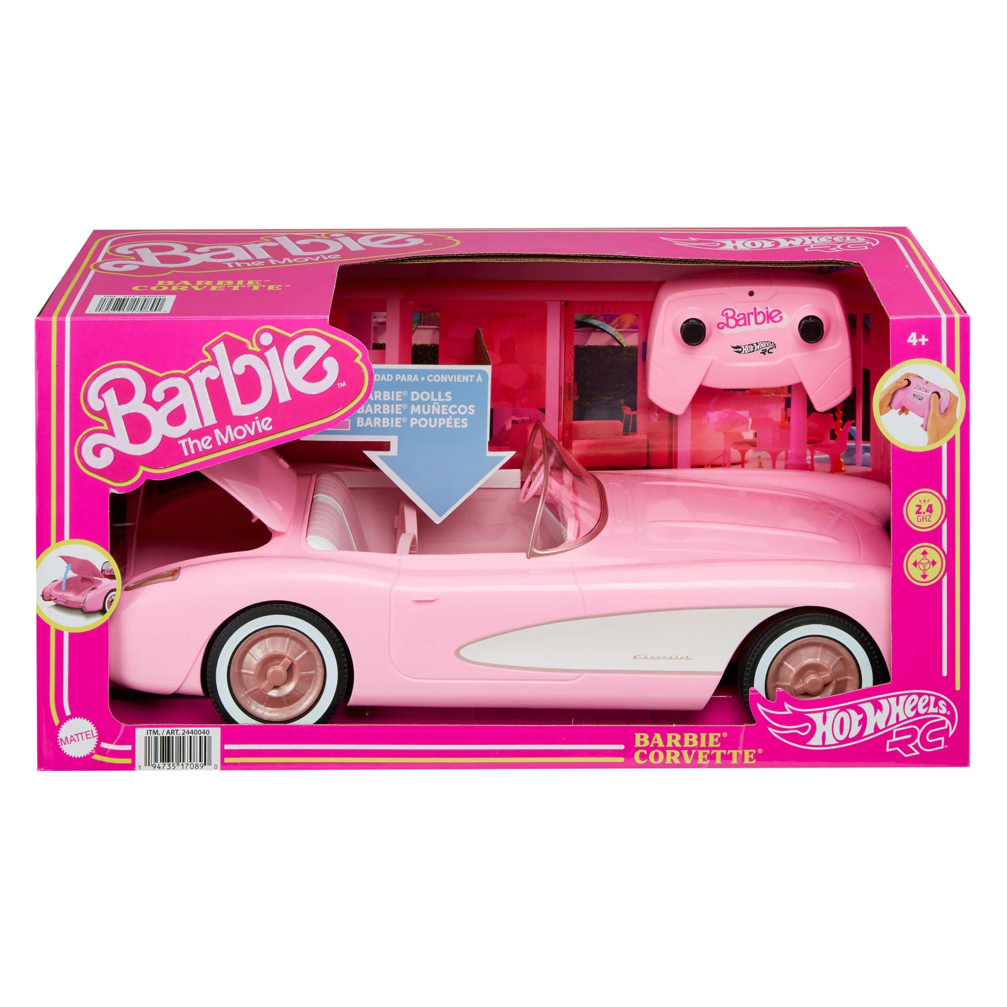 Hot Wheels-Corvette Barbie Radiocommandée-Tirée Du Film Barbie - Image 6