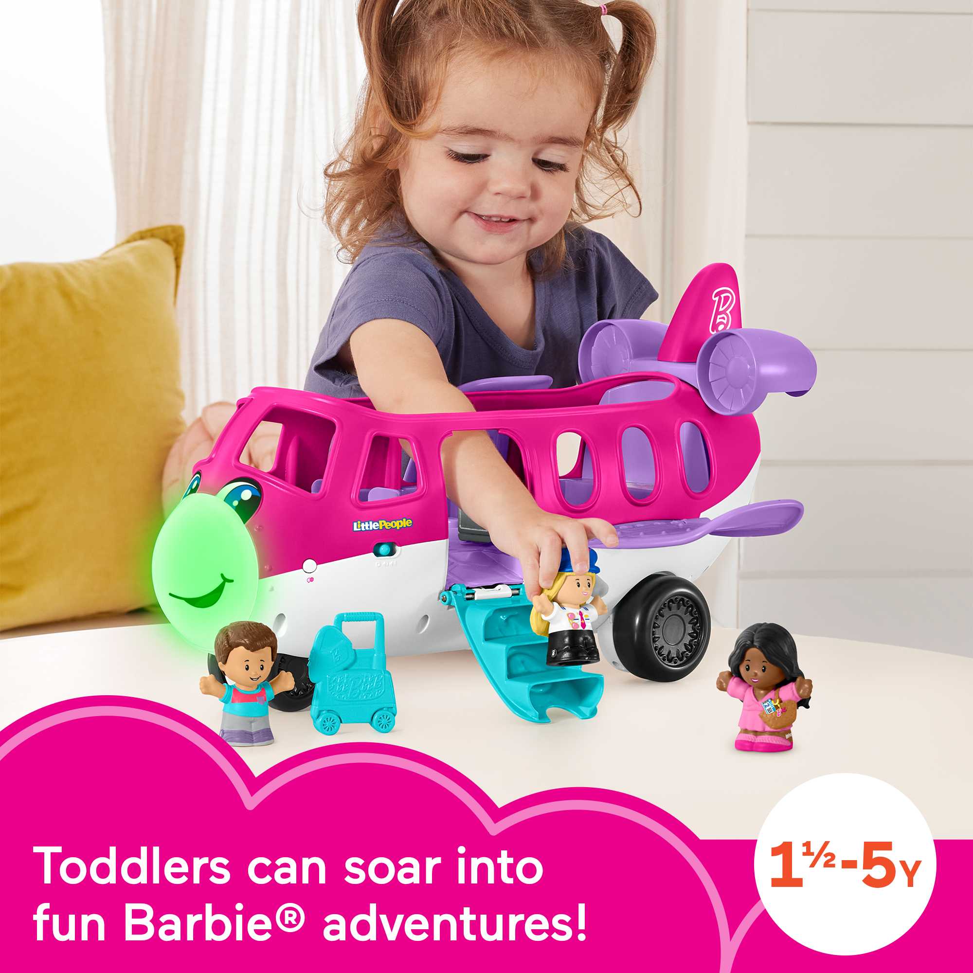 Barbie Little Dream Plane By Little People - Image 2