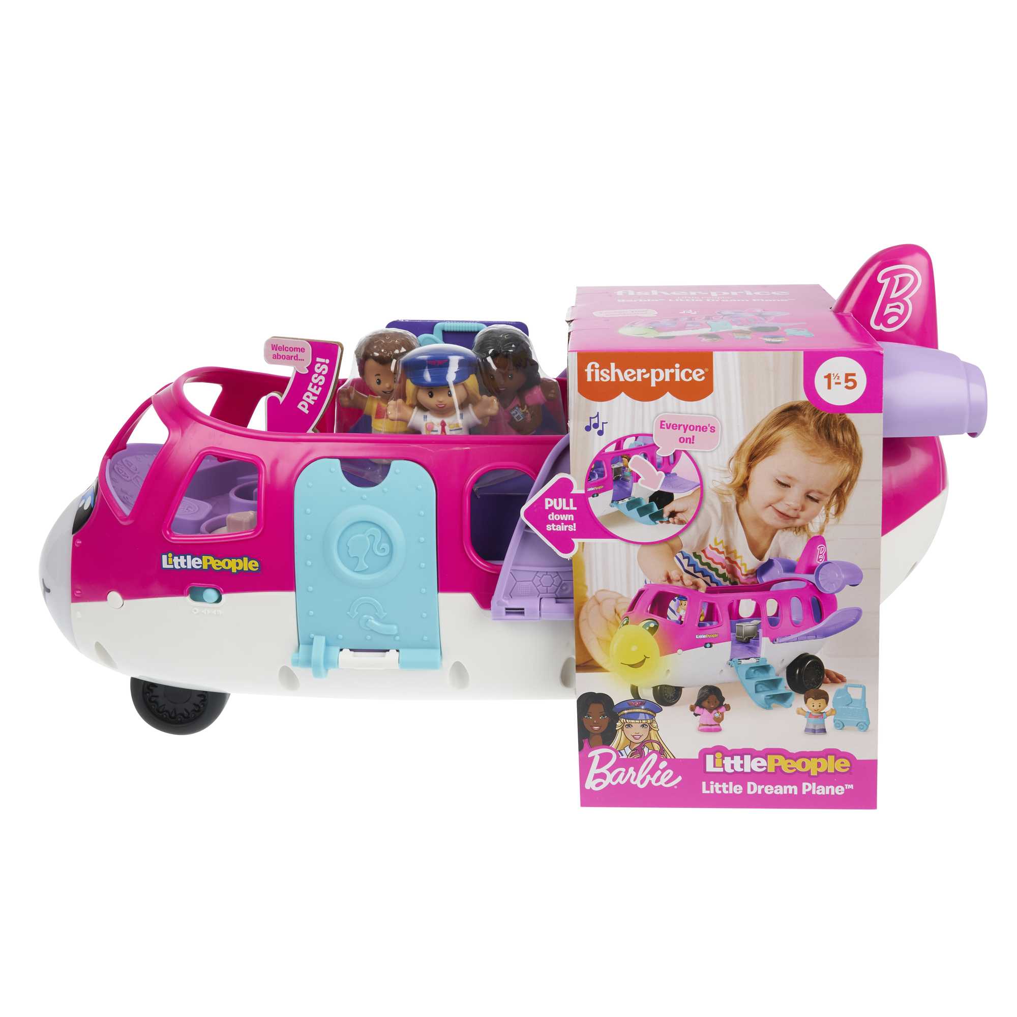Barbie Little Dream Plane By Little People - Image 6