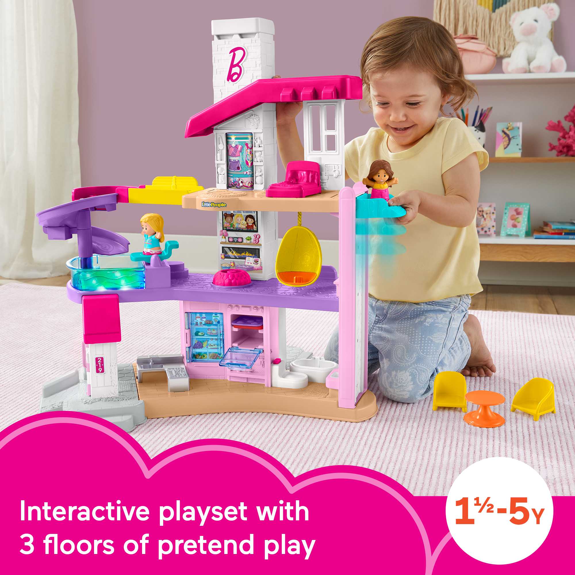 Barbie Little DreamHouse by Little People - Image 2