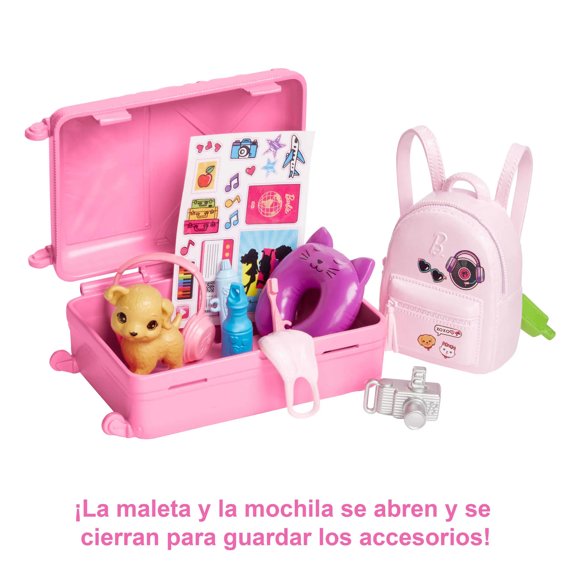 Barbie Viajera Muñeca Con Maleta Y Accesorios +3 Años - Image 3