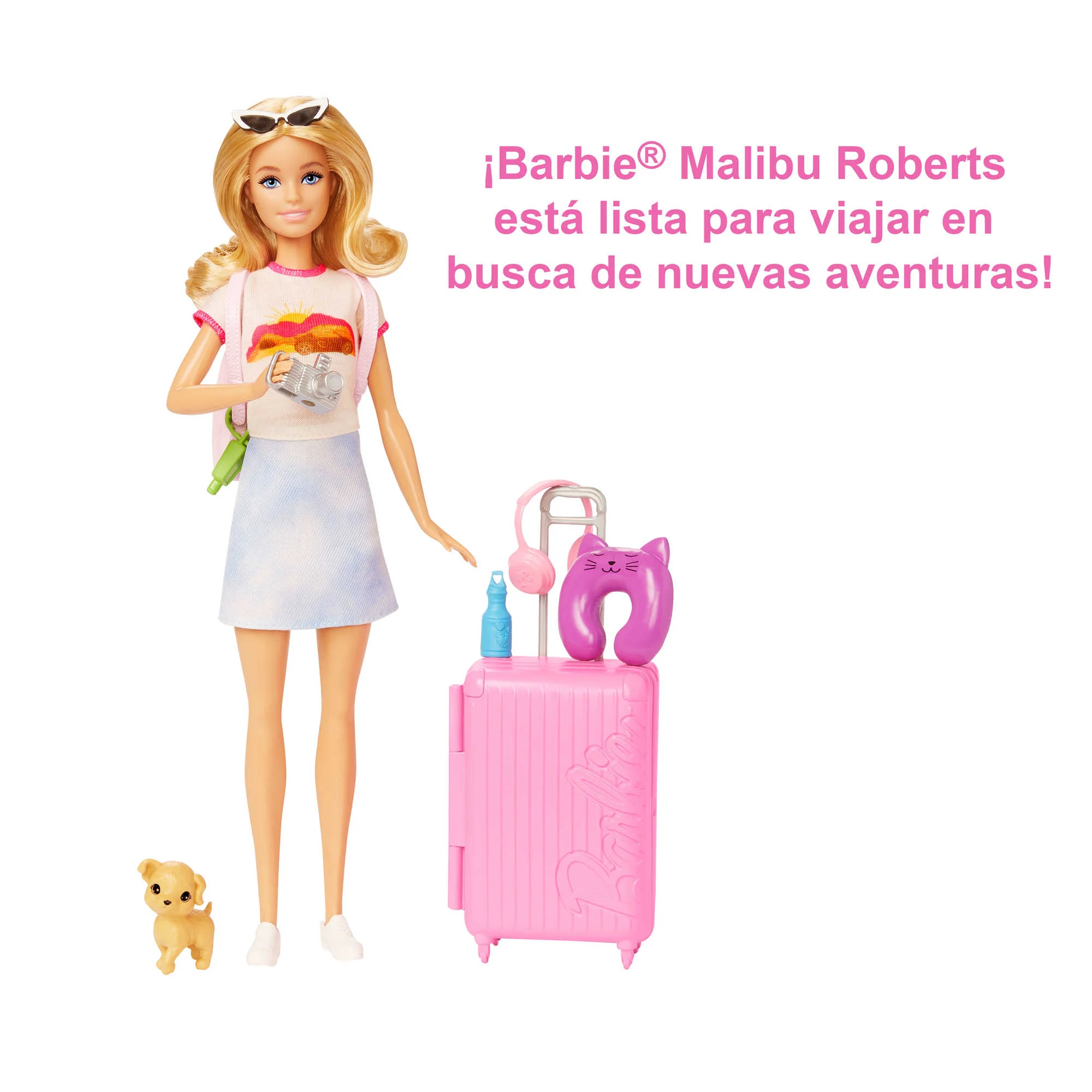 Barbie Viajera Muñeca Con Maleta Y Accesorios +3 Años - Image 5