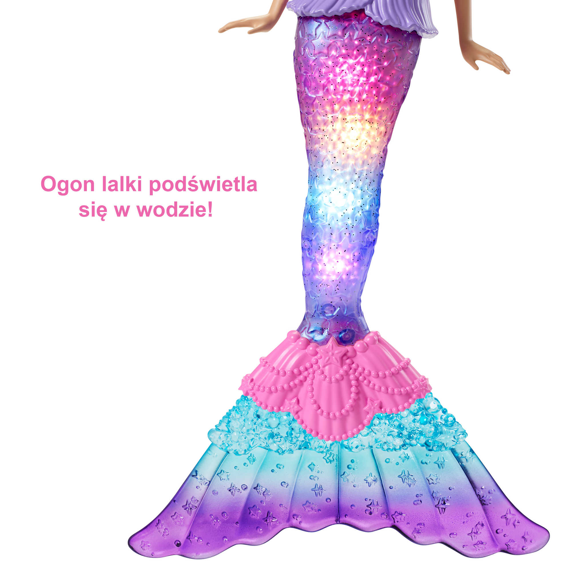 Barbie Dreamtopia Malibu Syrenka Migoczące światełka Lalka - Image 4