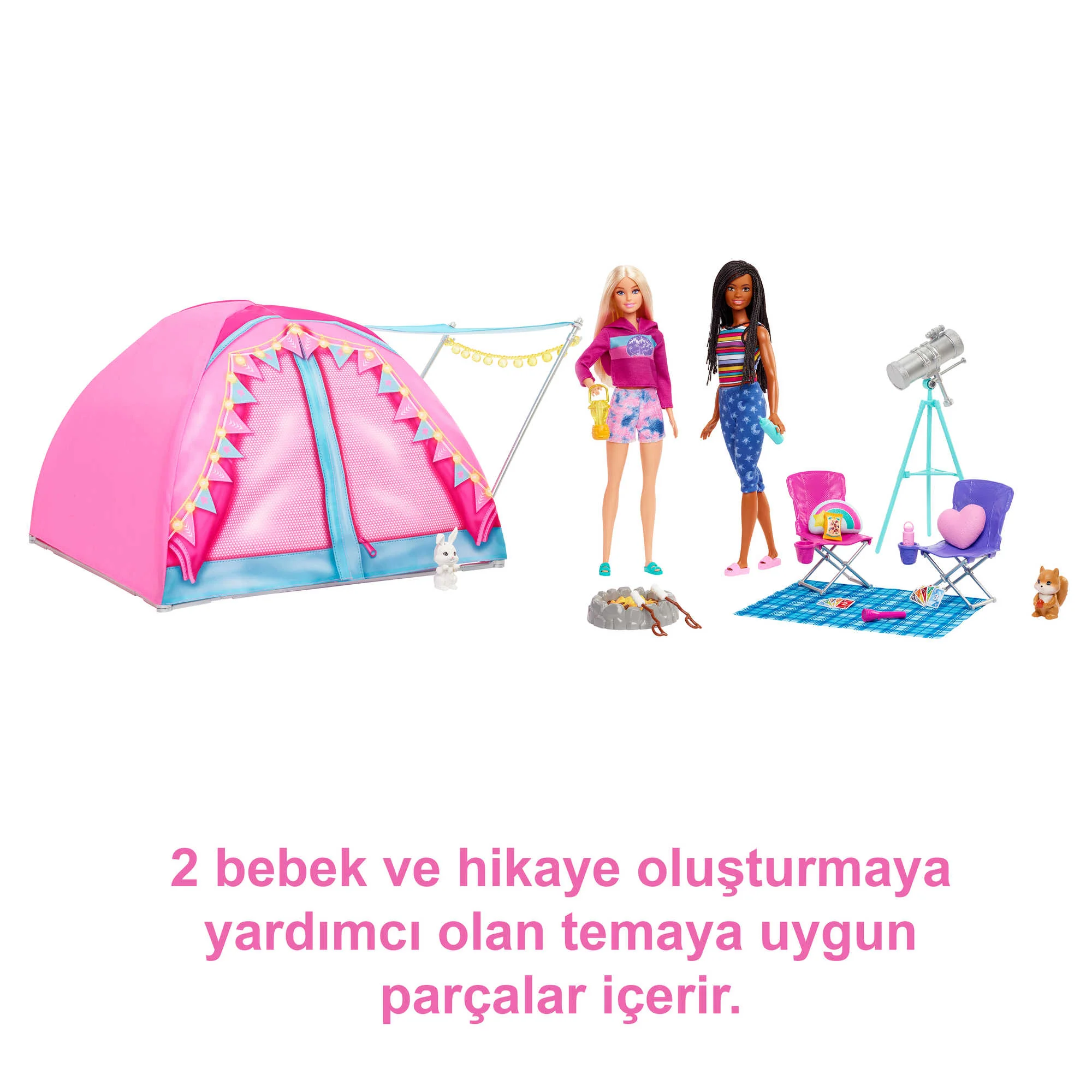 Barbie® Malibu ve Brooklyn Kampta Oyun Seti - Image 5