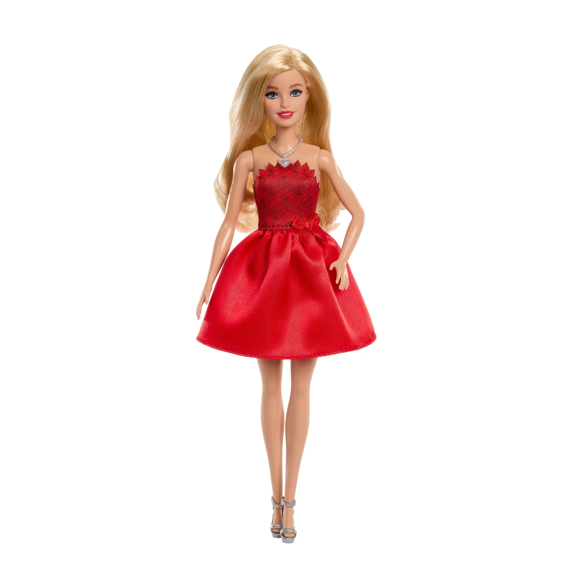 Yakut Kırmızısı Elbisesi Ve Aksesuarları Ile Koleksiyona Uygun Barbie Mattel 80. Yıl Dönümü Bebeği - Image 5