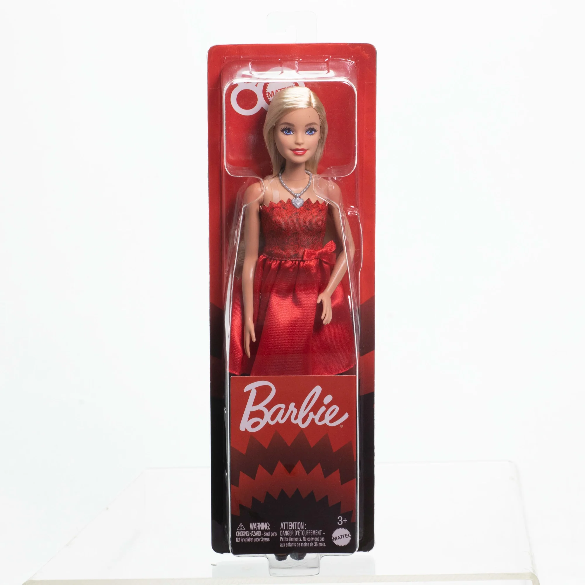 Barbie Mattel 80Th Anniversary Ruby-Red Celebration Fashion Doll Wearing Red Dress With Accessories - Image 6