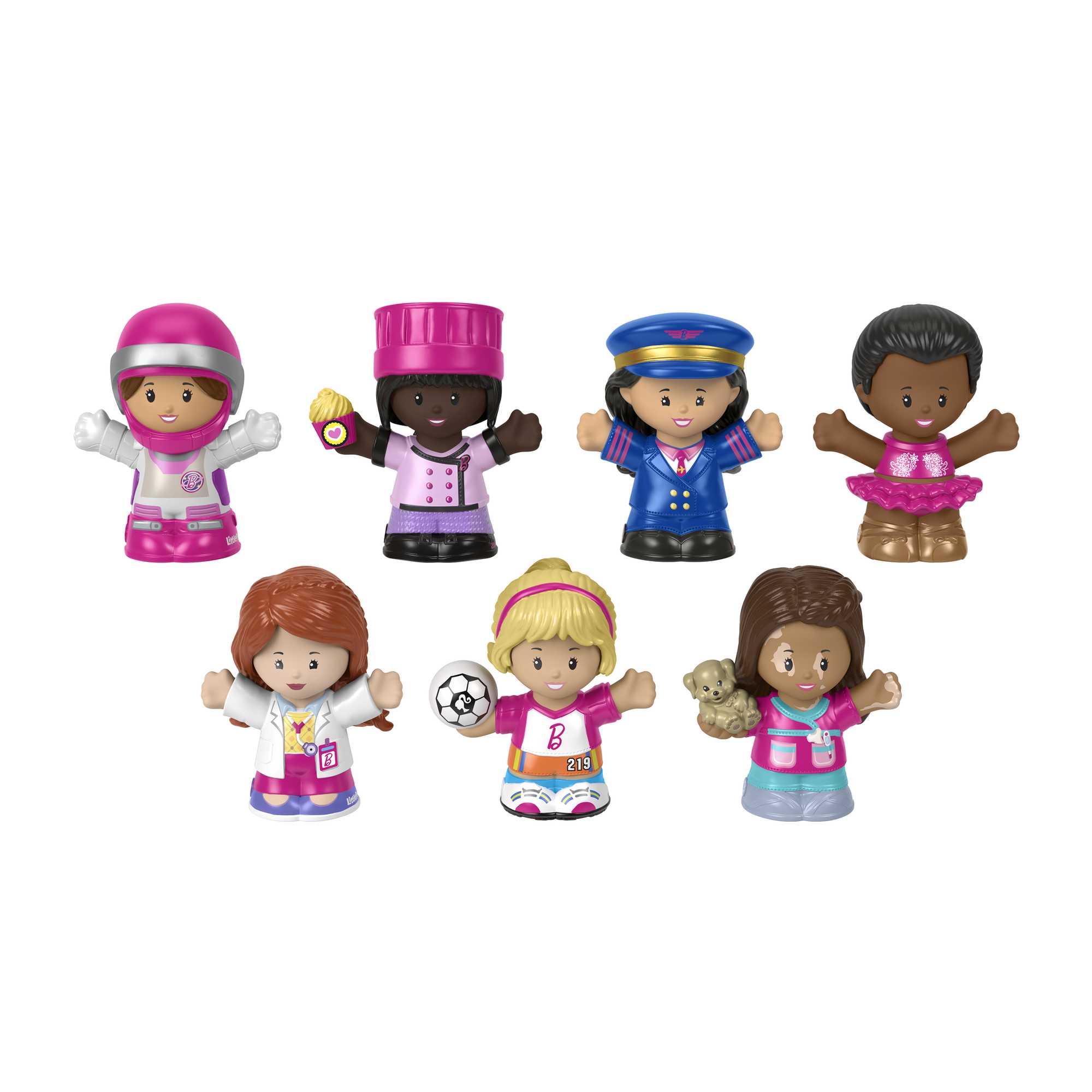 Barbie – Barbie Métiers – Assortiment Figurines Little People - Image 4