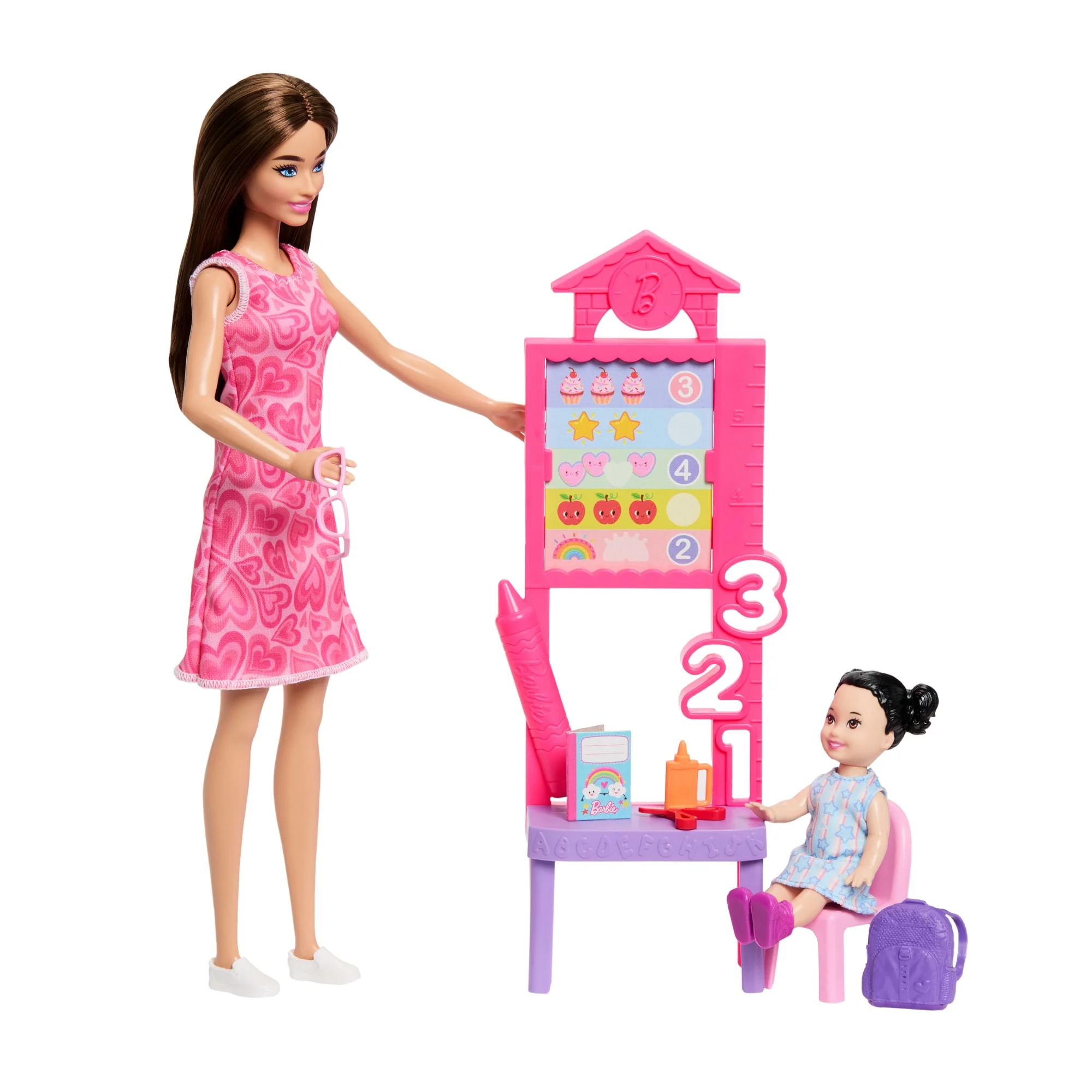 Barbie Métiers-Coffret Barbie Professeure-Poupées Et Accessoires - Image 3