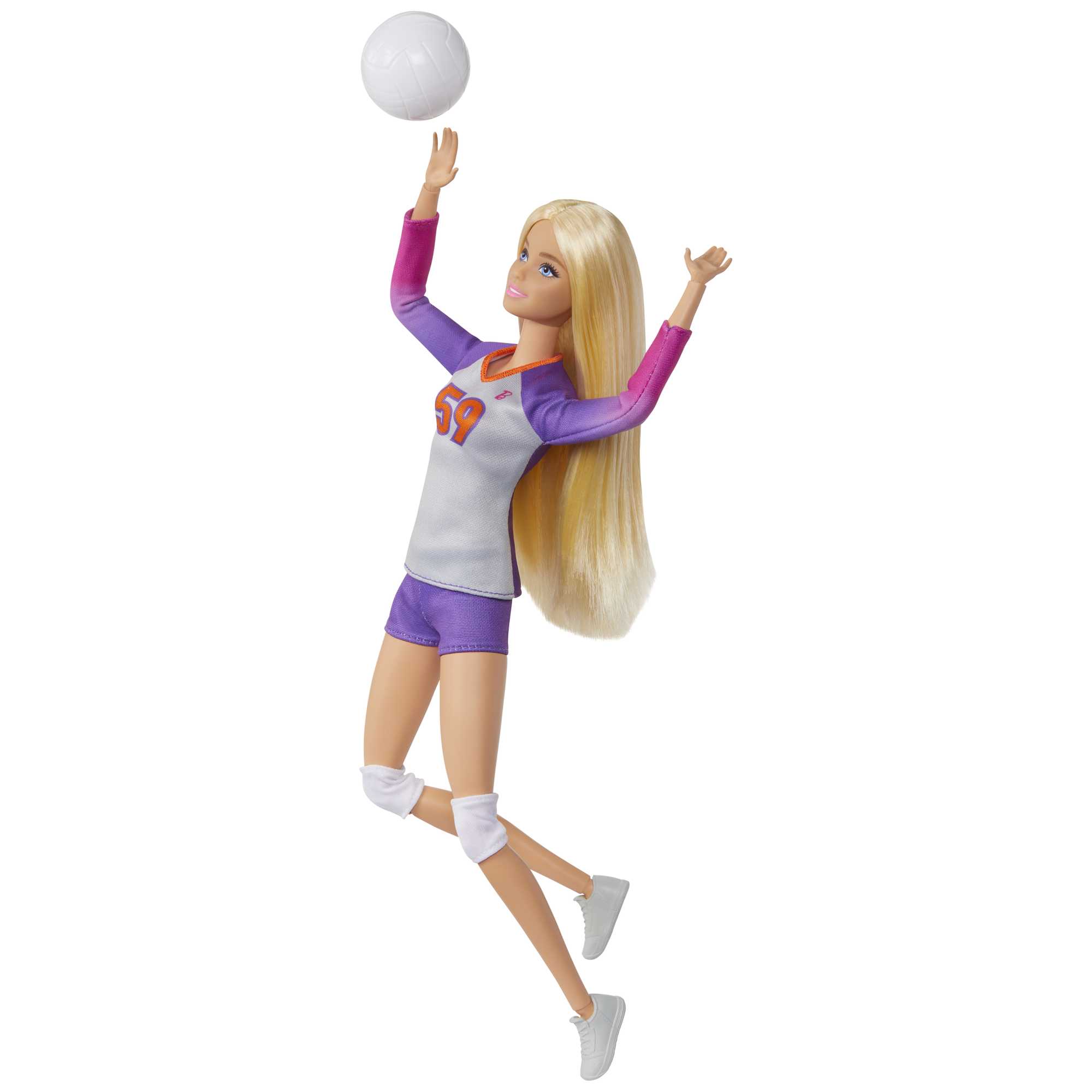 Barbie-Métiers-Poupée Barbie Articulée Joueuse De Volleyball - Image 2