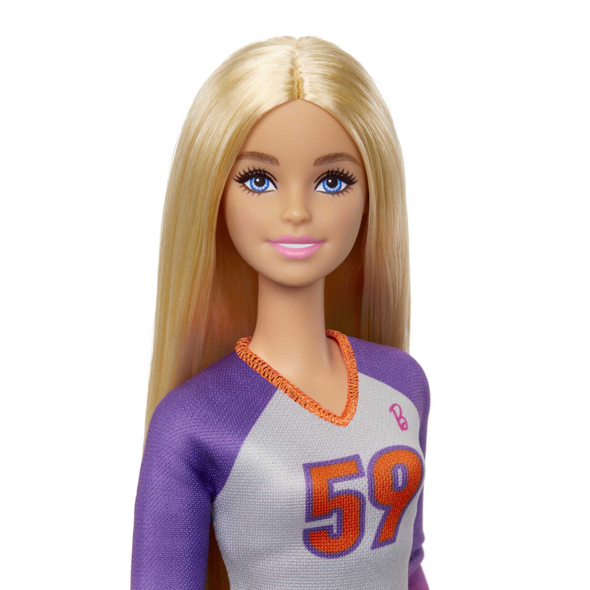Barbie-Métiers-Poupée Barbie Articulée Joueuse De Volleyball - Image 3