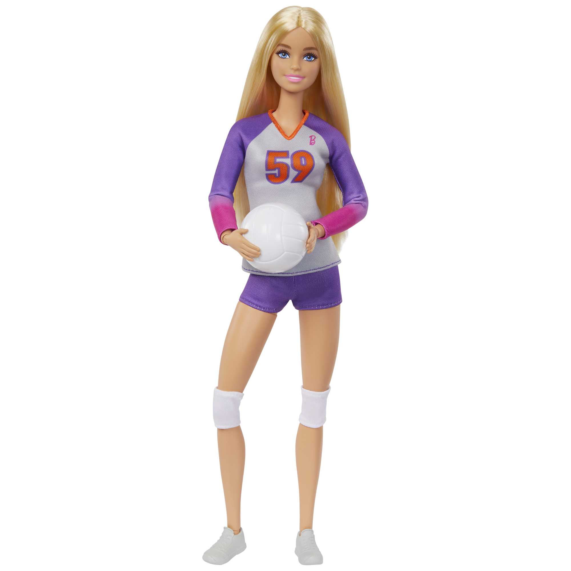 Barbie-Métiers-Poupée Barbie Articulée Joueuse De Volleyball - Image 5