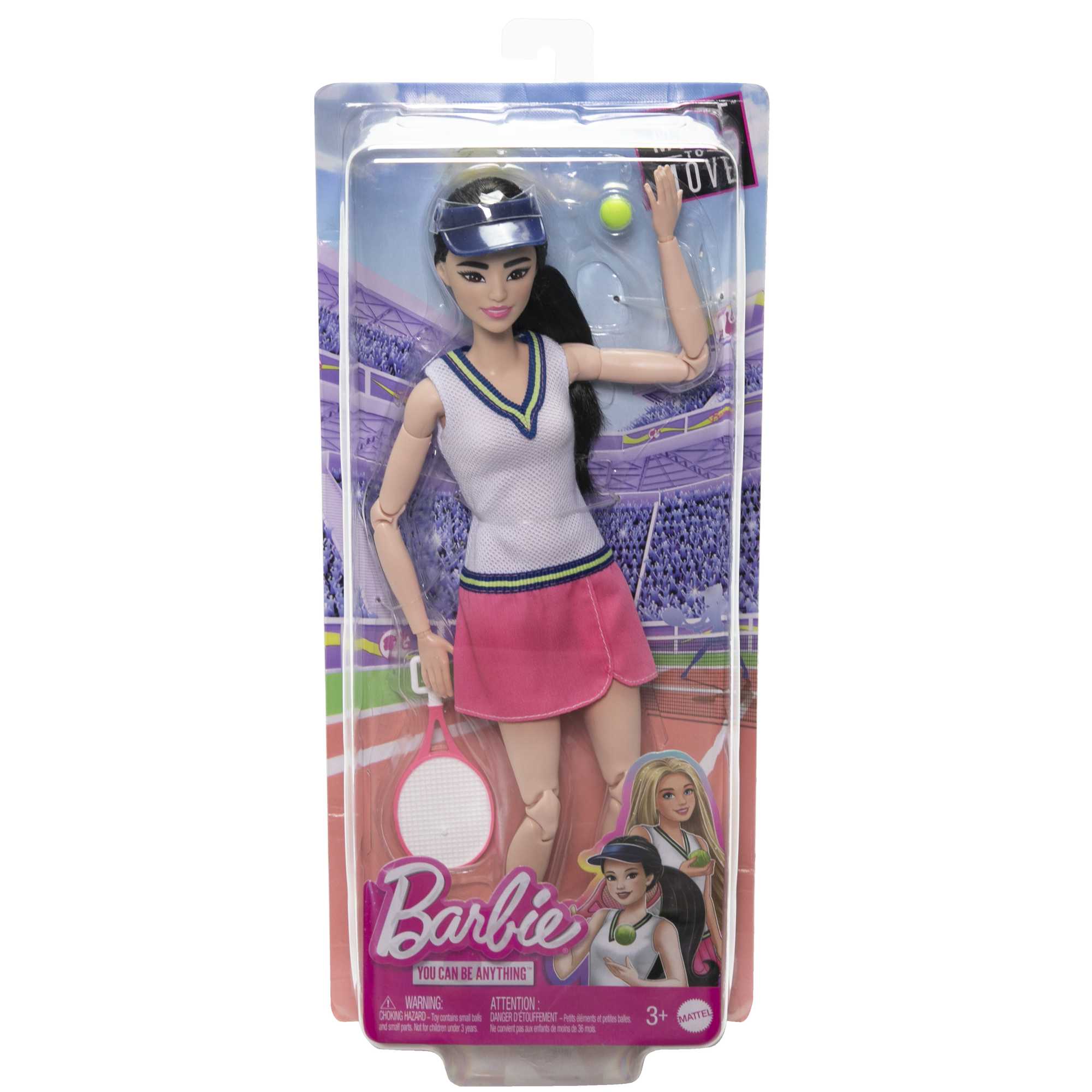 Barbie-Métiers-Poupée Barbie Joueuse De Tennis - Image 6