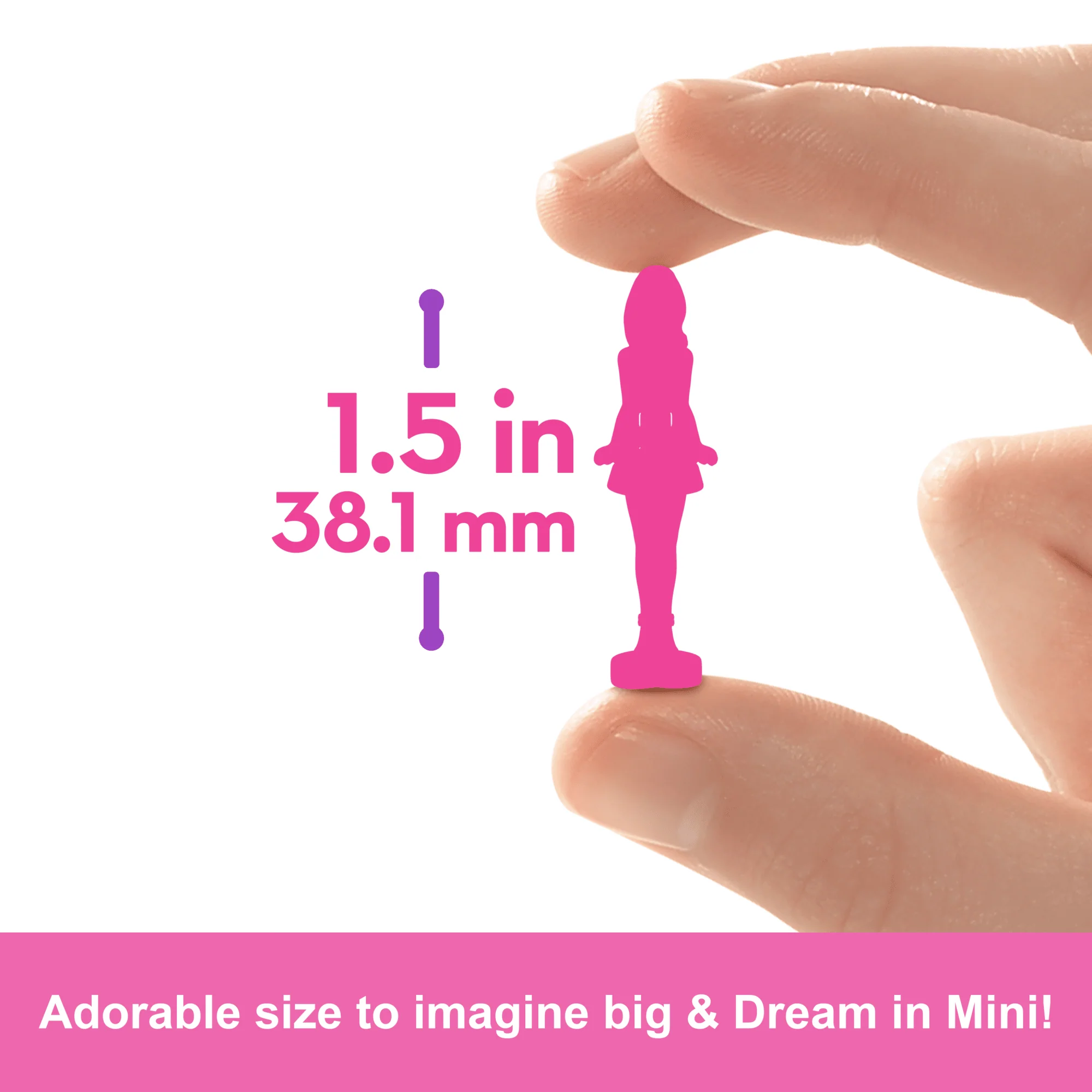 Barbie Mini Barbieland 5-Pack Fashionistas Dolls, 1.5-Inch Dolls in Lipstick Tubes - Image 4