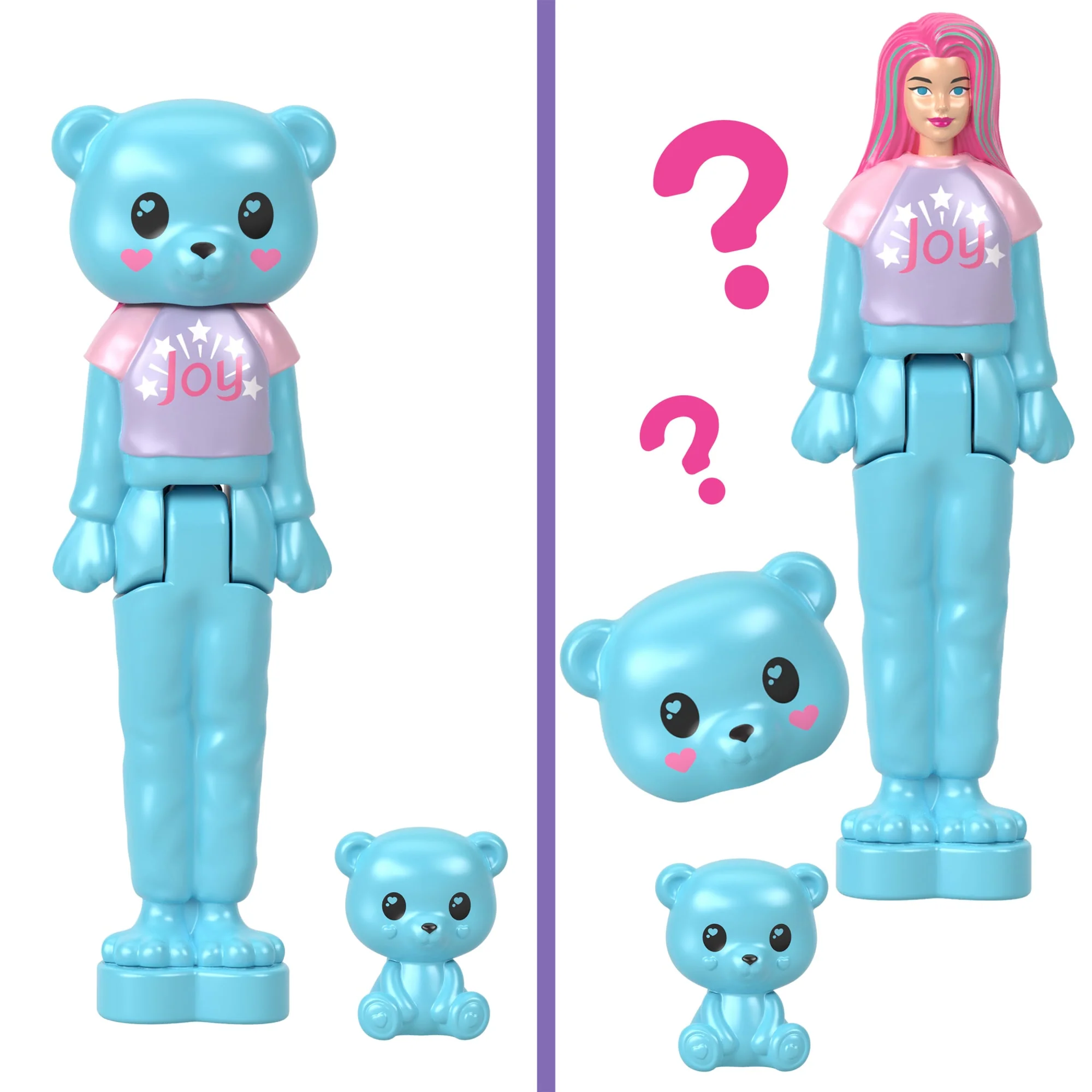 Barbie Mini Barbieland 5'Li Paket Pop Reveal Bebekler, 4 Cm'Lik Sürpriz Mini Bebek Ve Duyusal Gelişime Yönelik Oyuncak (Stiller Çeşitlilik Gösterebilir) - Image 4