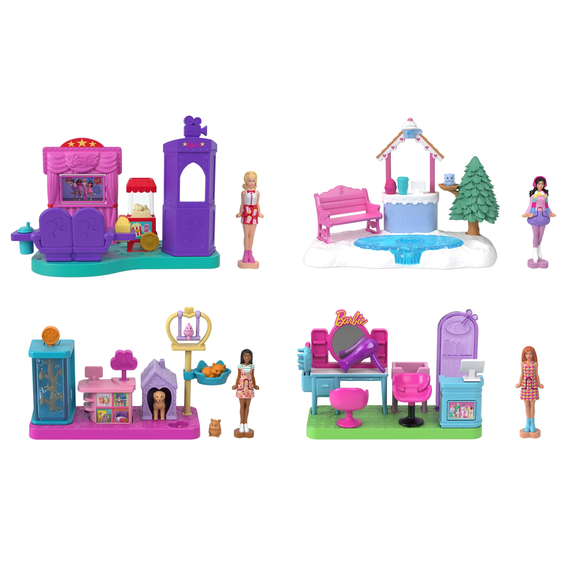 Barbie Mini BarbieLand Lodowisko Zestaw i mini lalka Zabawka 4+ - Image 2