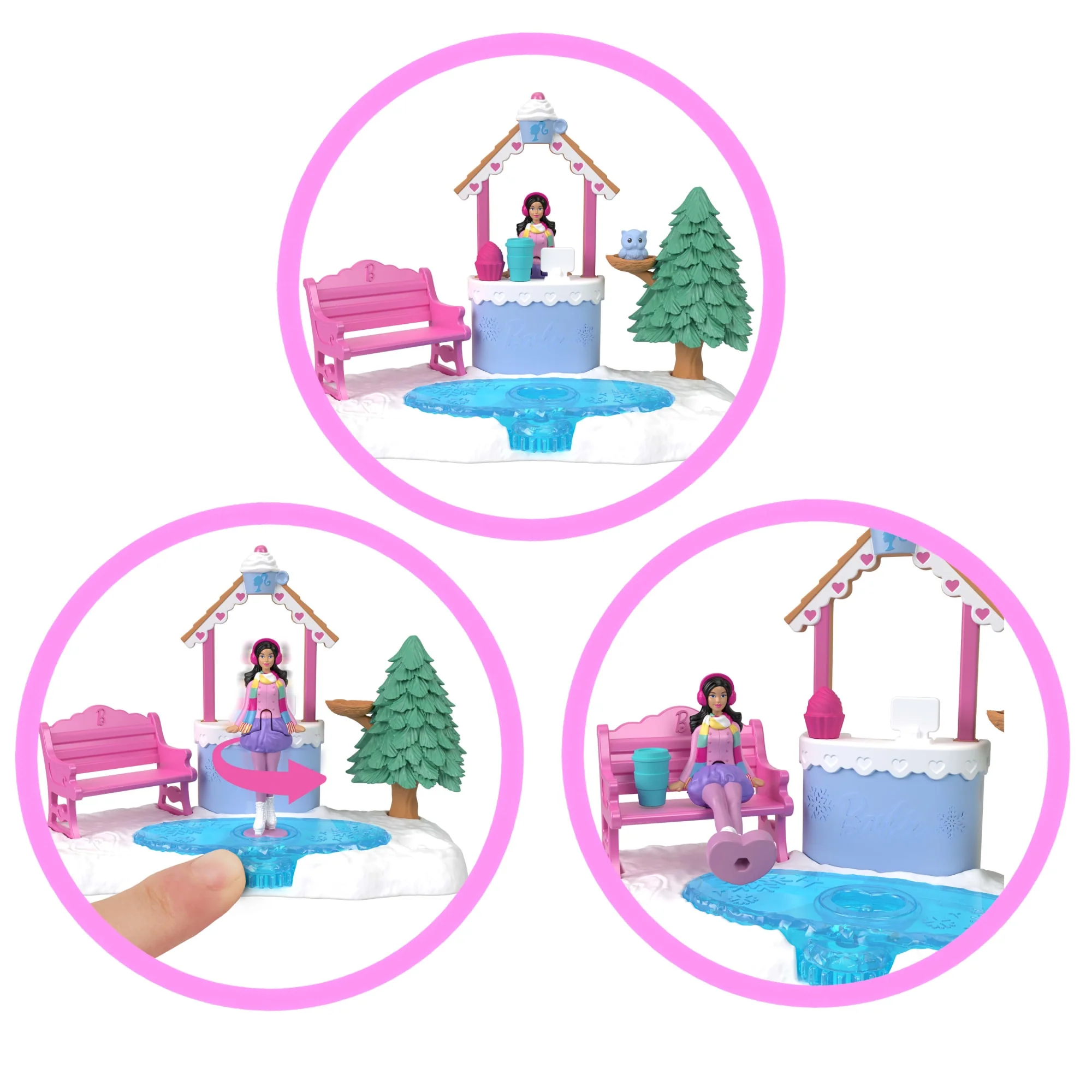 Barbie Mini BarbieLand Lodowisko Zestaw i mini lalka Zabawka 4+ - Image 3
