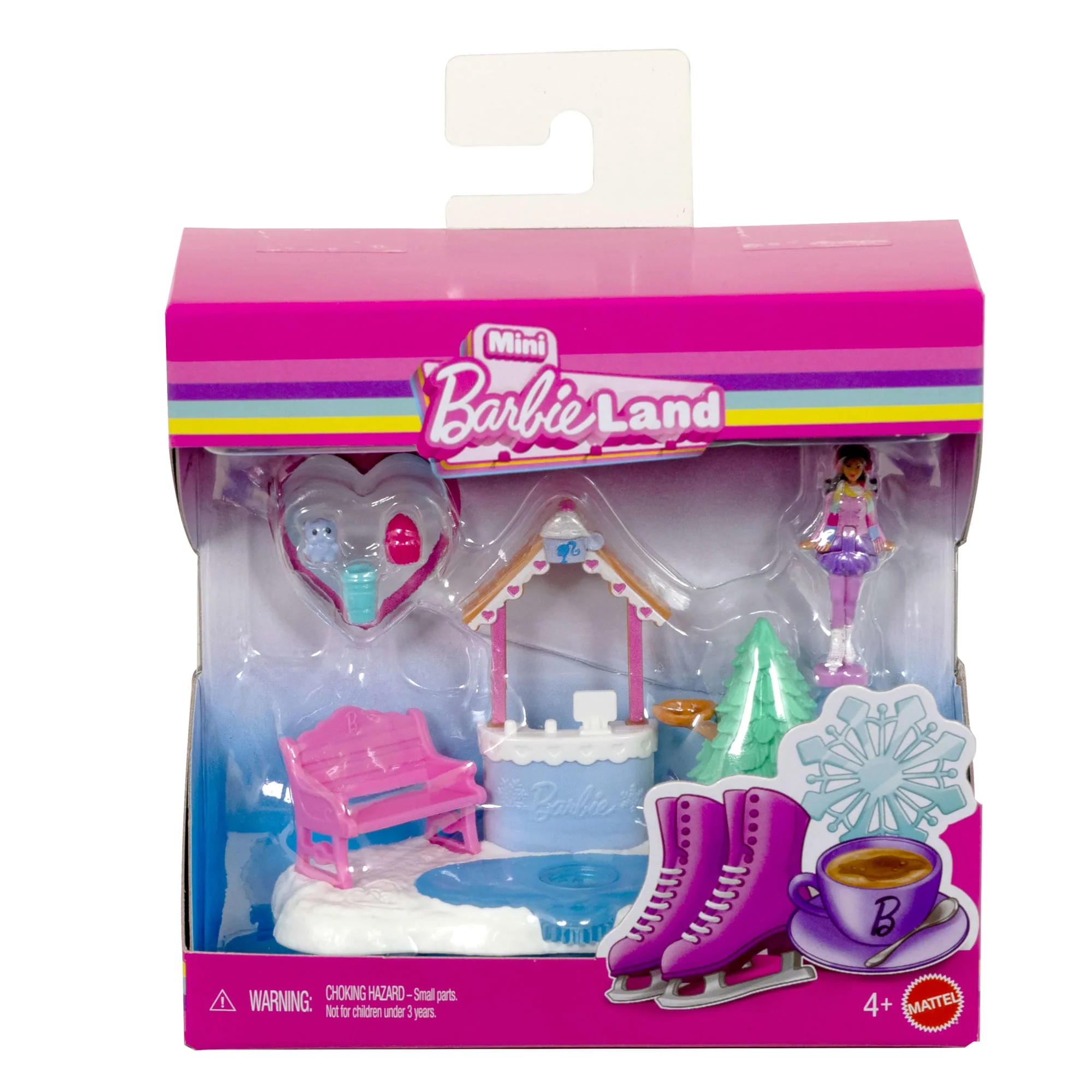 Barbie Mini BarbieLand Lodowisko Zestaw i mini lalka Zabawka 4+ - Image 5