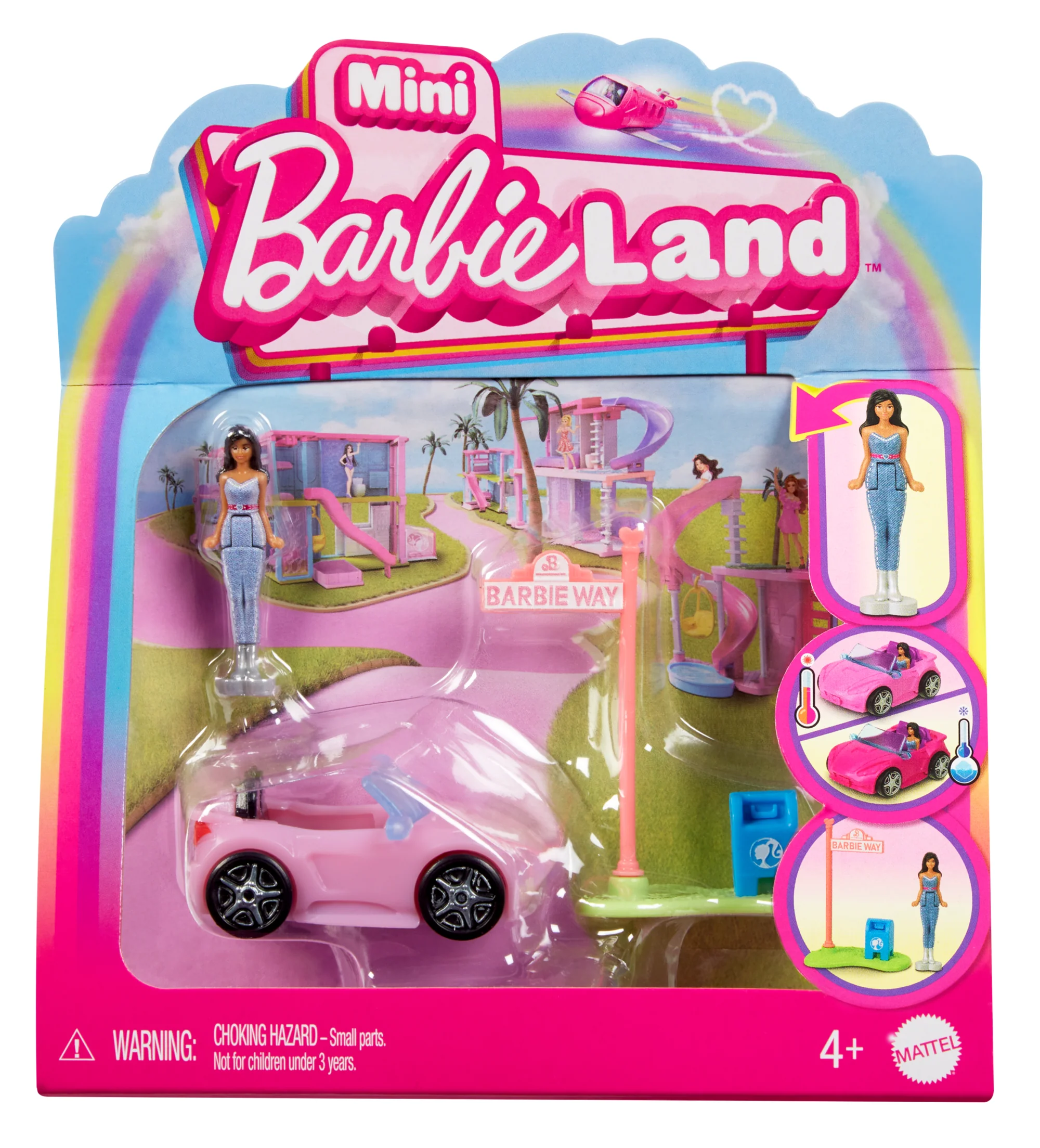 Barbie Mini Barbieland Puppe Und Cabrio