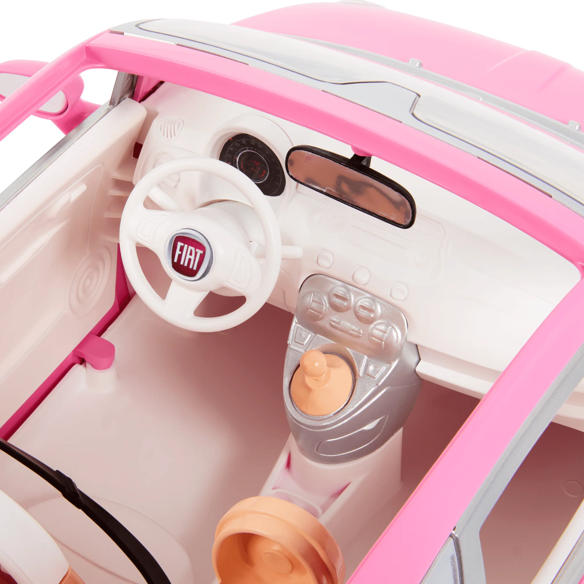 Conjunto De Muñeca Barbie Y Vehículo Fiat 500, Muñeca De Moda Rubia Con Coche De Juguete Rosa Y Accesorios - Image 4