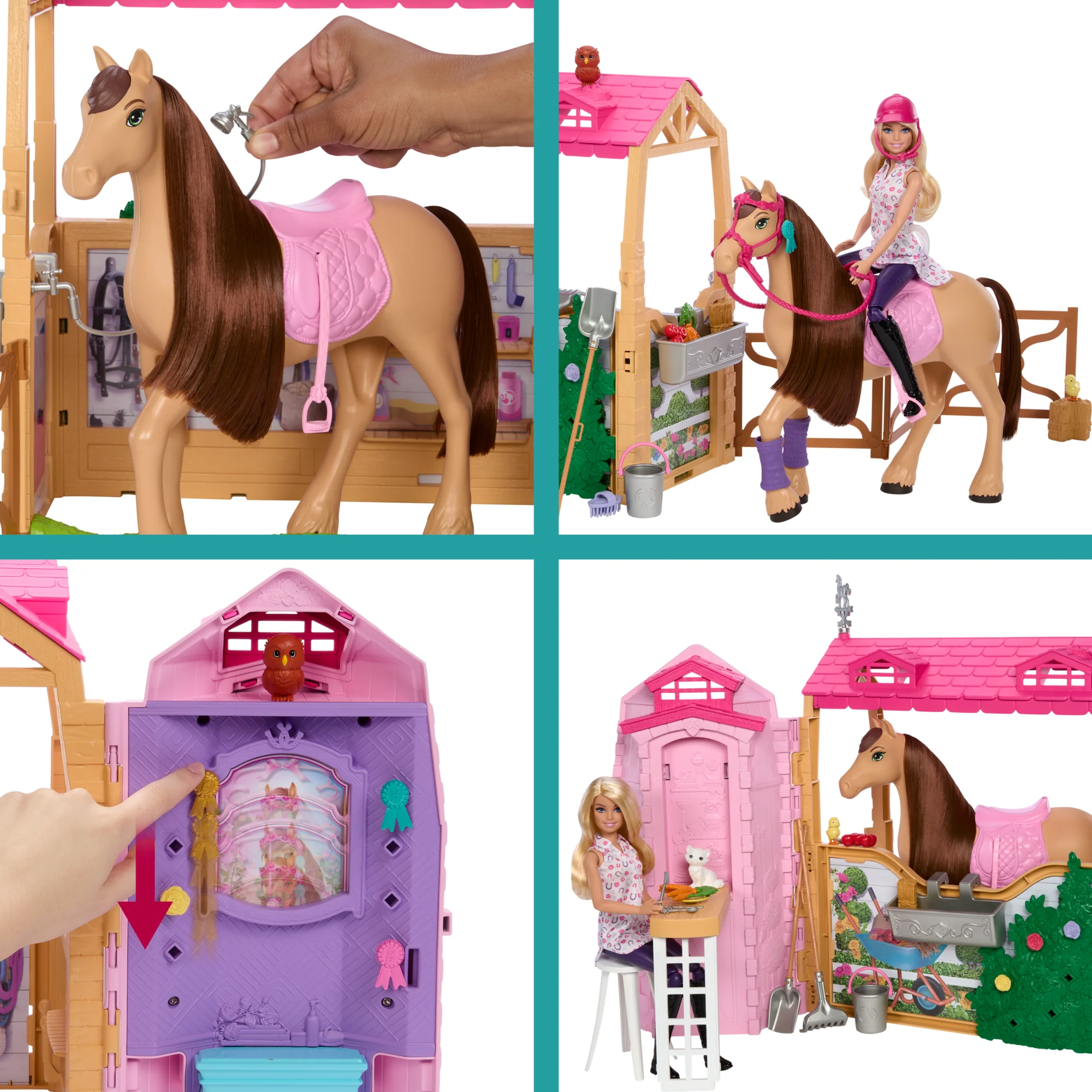 Barbie Mysteries The Great Horse Chase Barbie Σετ Στάβλος Με Κούκλα, Άλογο Και Αξεσουάρ, 25+ Κομμάτια - Image 4