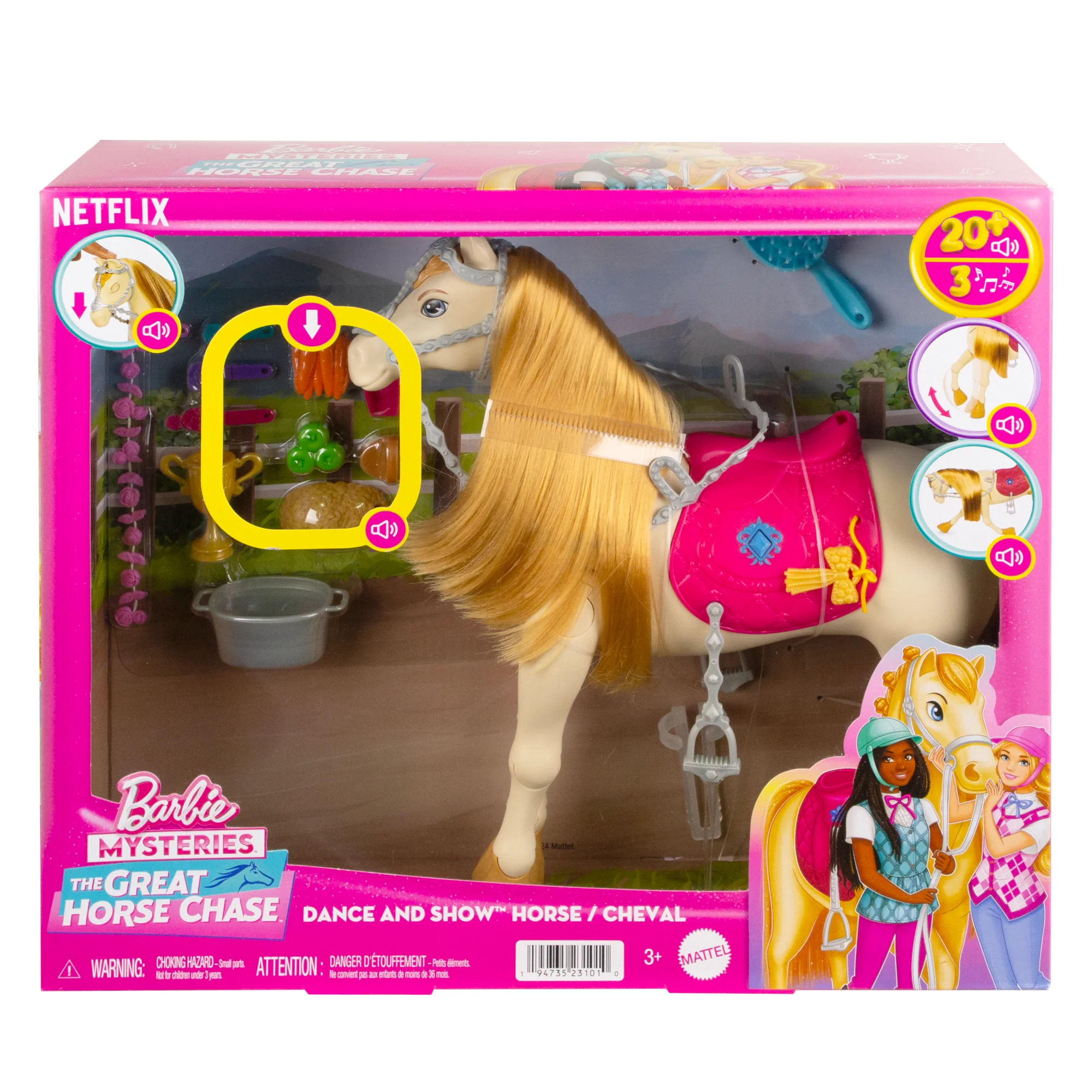 Barbie Mysteries The Great Horse Chase Διαδραστικό Άλογο Με Ήχους, Μουσική Και Αξεσουάρ - Image 6