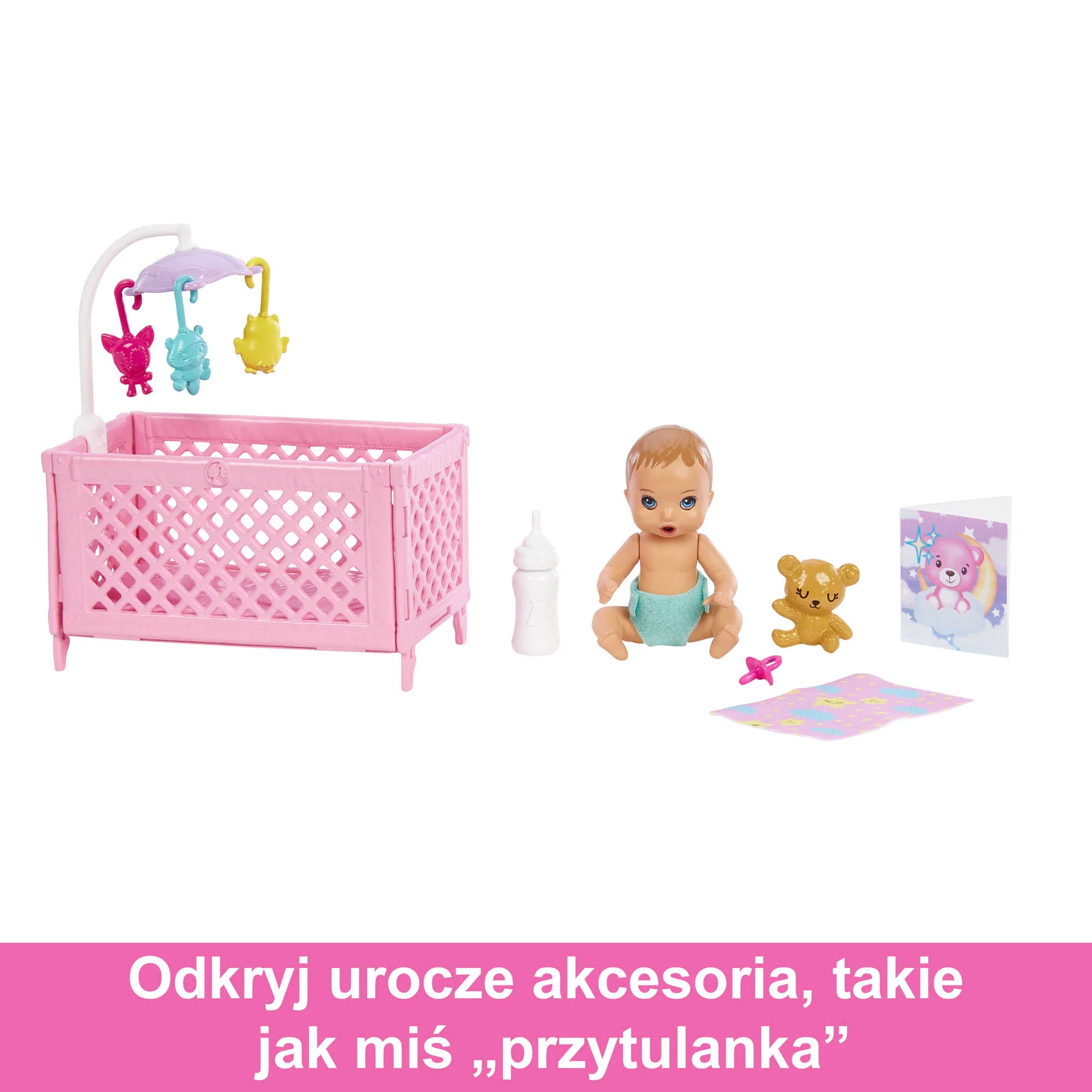 Barbie Opiekunka Zestaw Usypianie maluszka + Lalka Skipper i bobas - Image 5