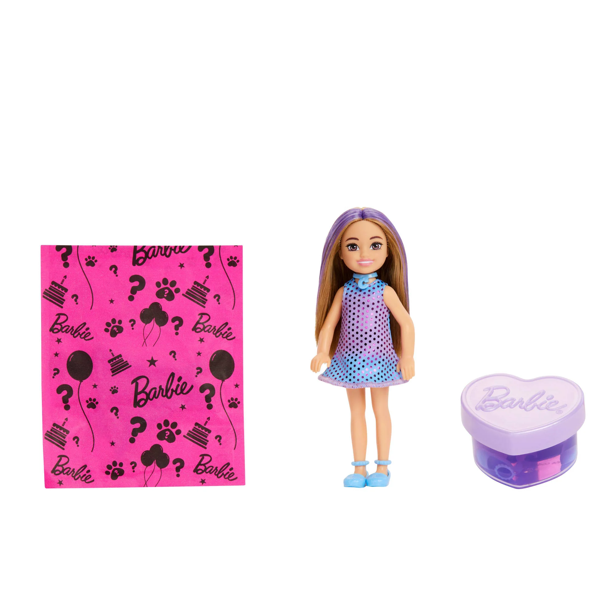 Barbie Party Unboxed Glam Party Chelsea Stylowe przygotowania Lalka i akcesoria Zestaw Zabawka 3+ Mix - Image 6