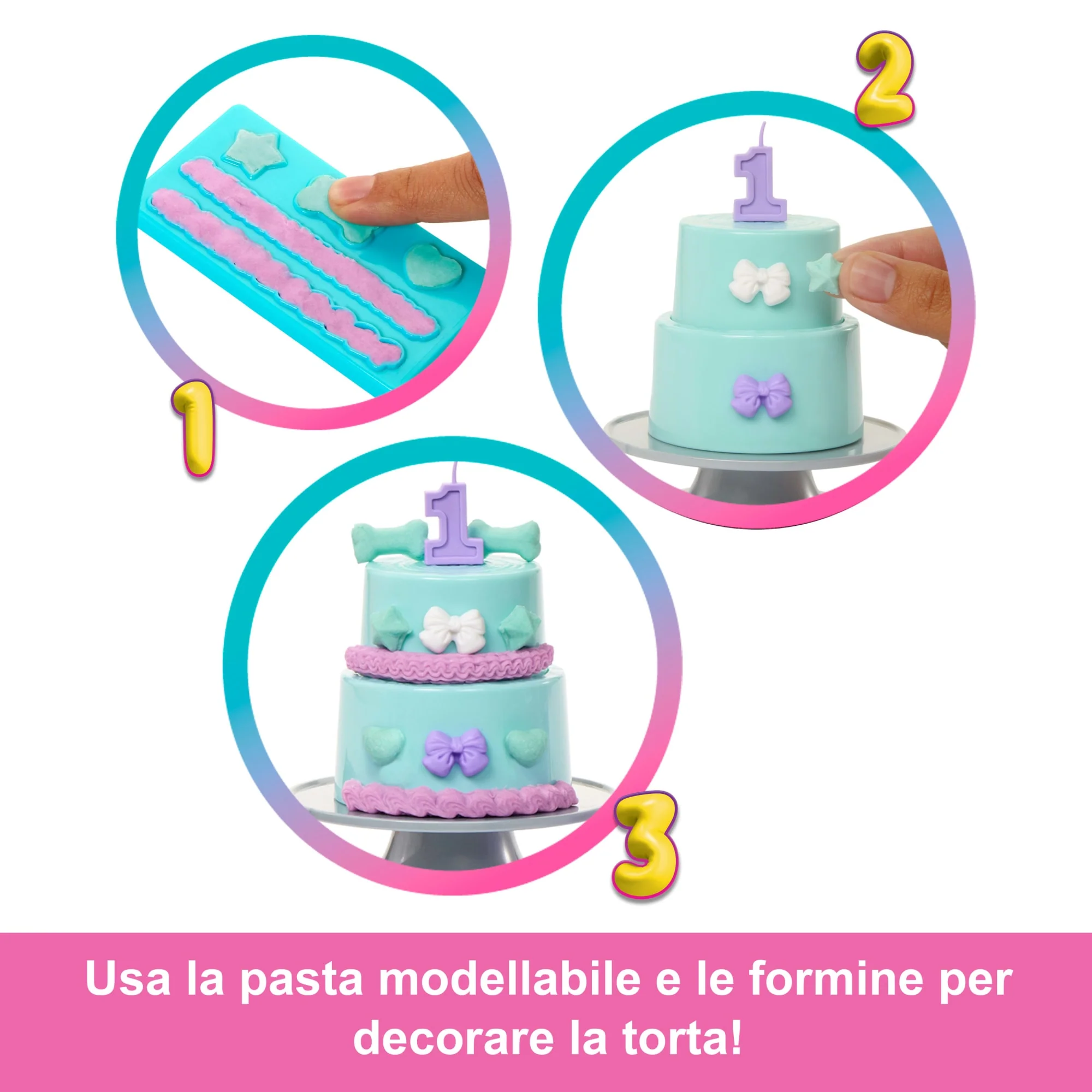 Barbie Party Unboxed, Serie Compleanno Del Cucciolo, Bambola Party Stars E Accessori, Con 10 Sorprese - Image 5