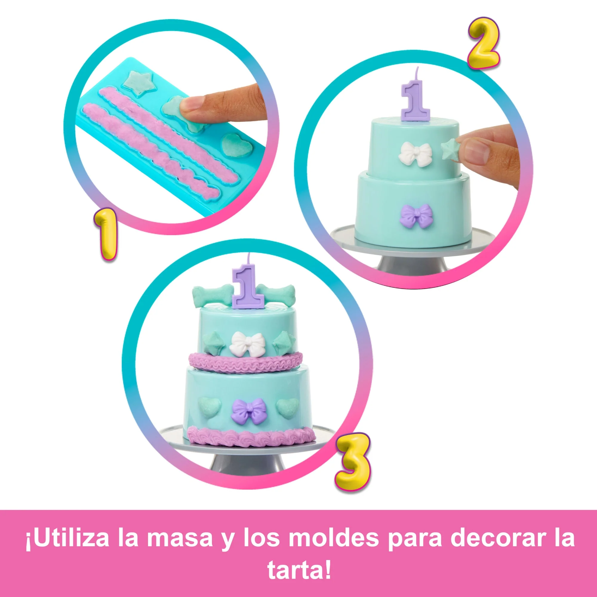 Conjunto De Juego Estrellas De Fiesta De Barbie Party Unboxed De La Serie Cumpleaños De Mascotas Con Muñeca Y Accesorios, 10 Sorpresas - Image 5