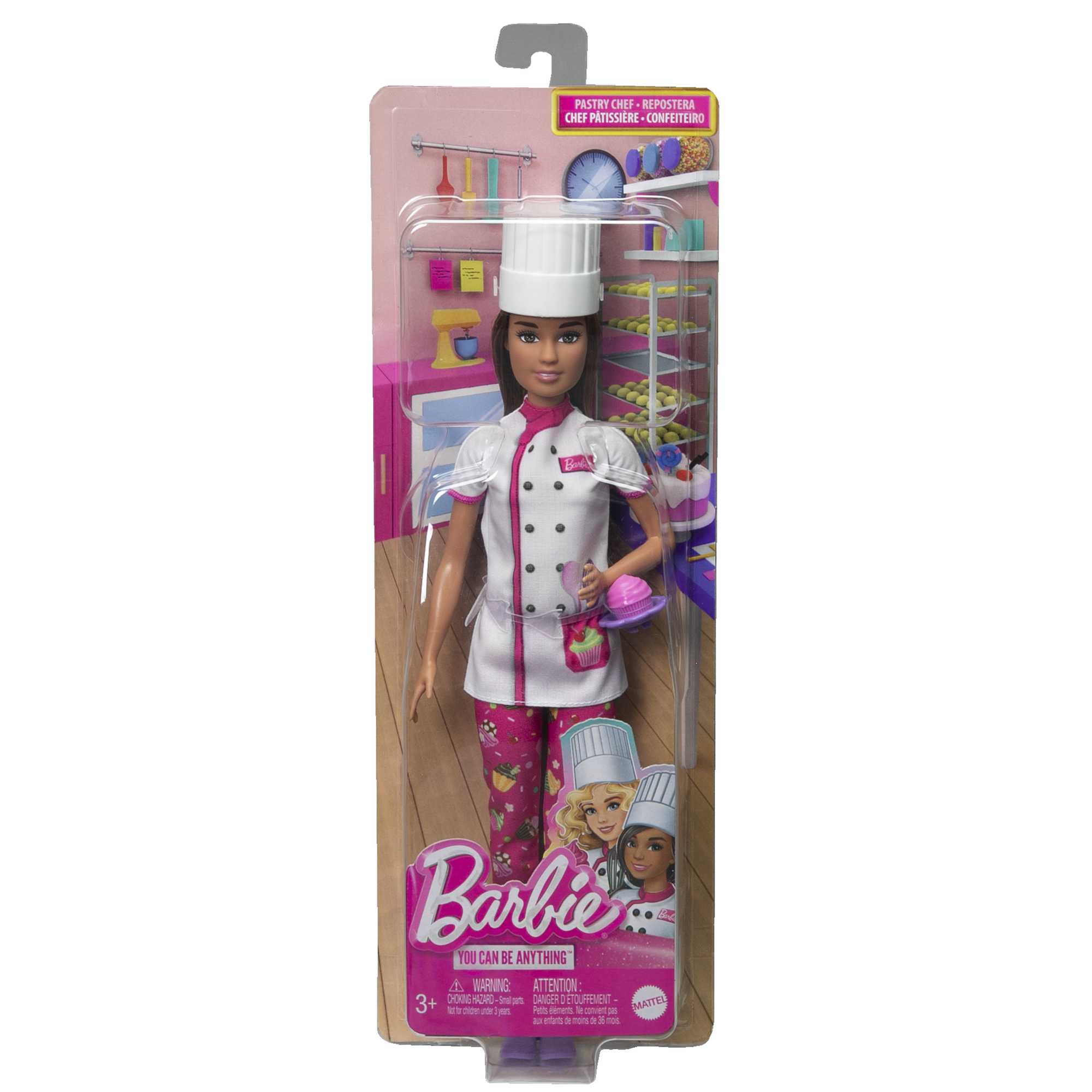 Barbie Tú Puedes Ser Chef Pastelera Muñeca Profesiones +3 Años - Image 6