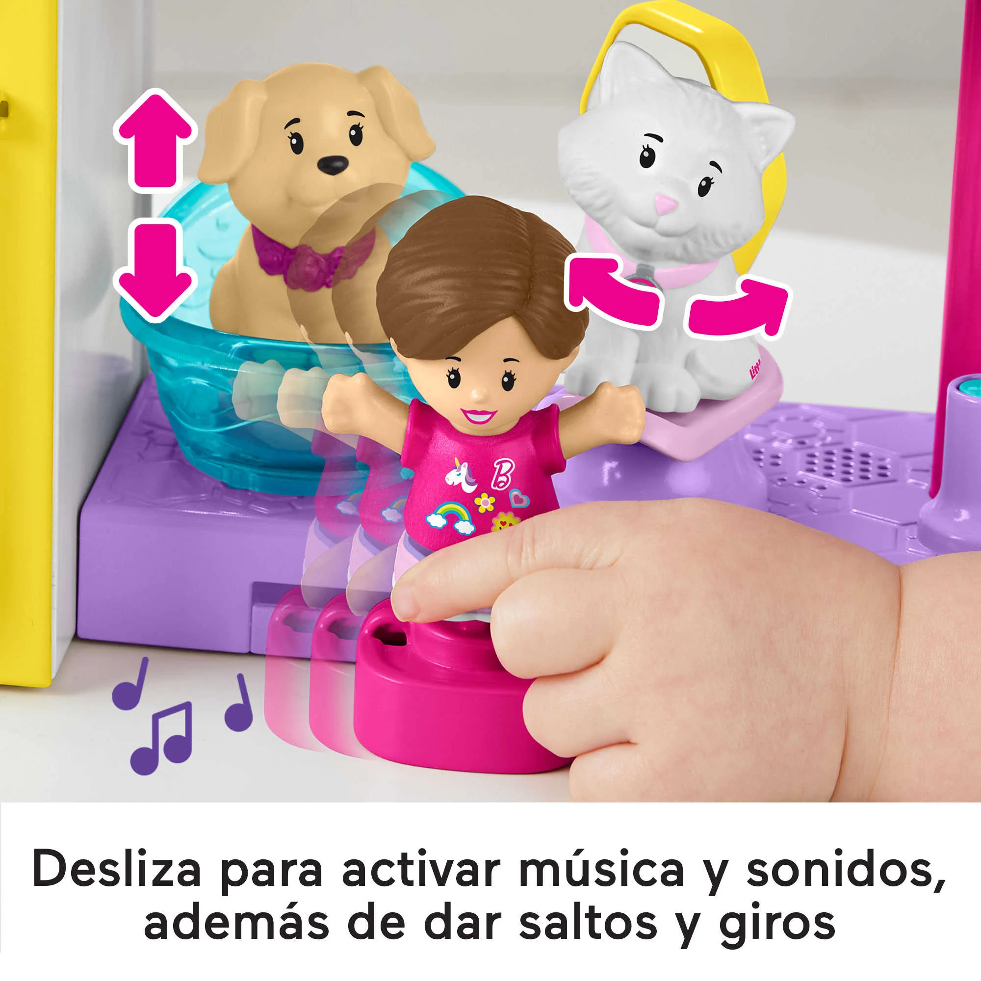 Barbie Little People Balneario De Mimos Para Mascotas - Image 3