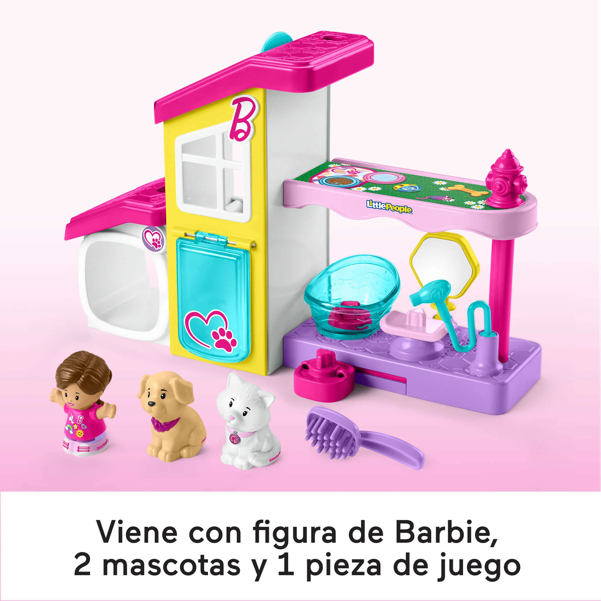 Barbie Little People Balneario De Mimos Para Mascotas - Image 5