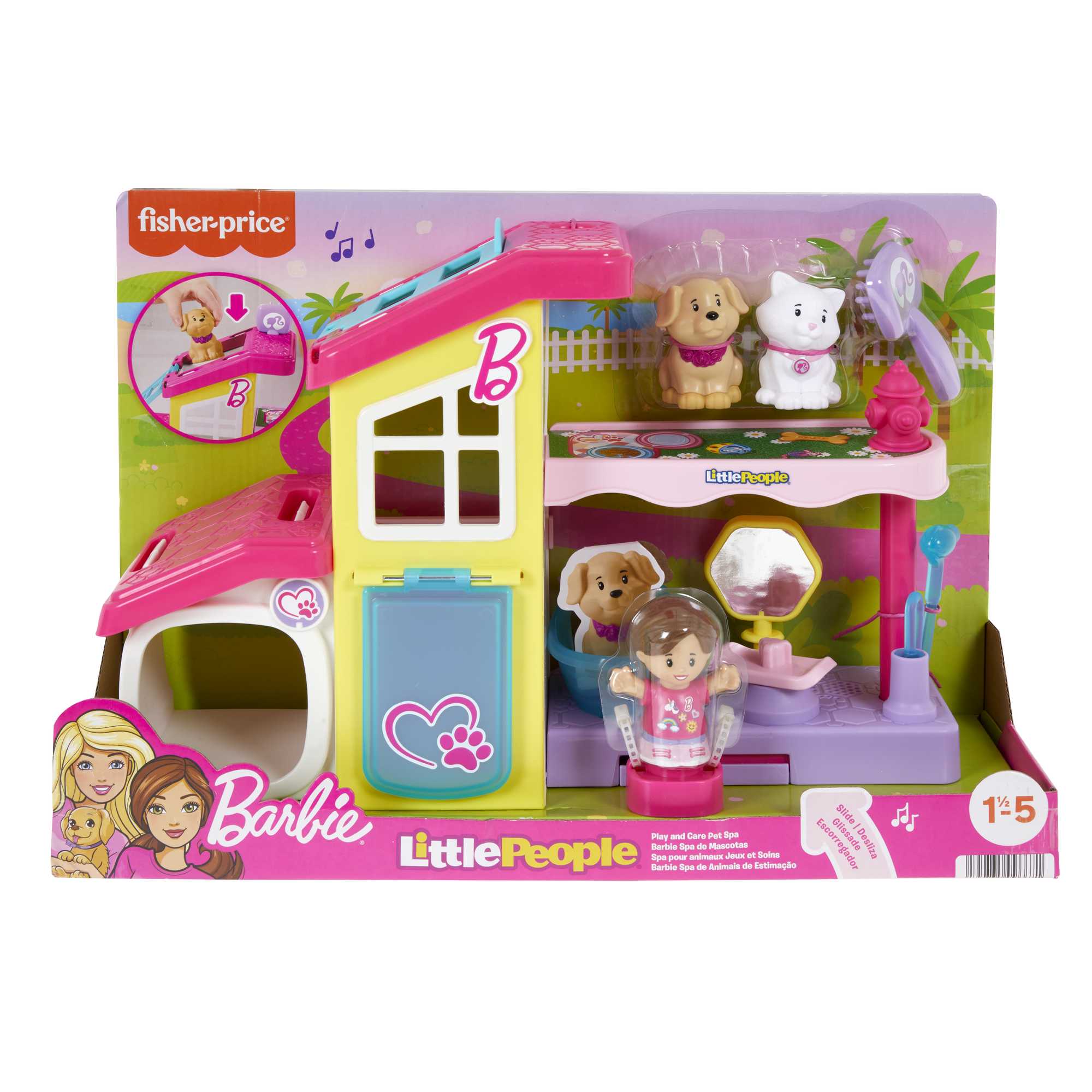 Barbie Little People Balneario De Mimos Para Mascotas - Image 6