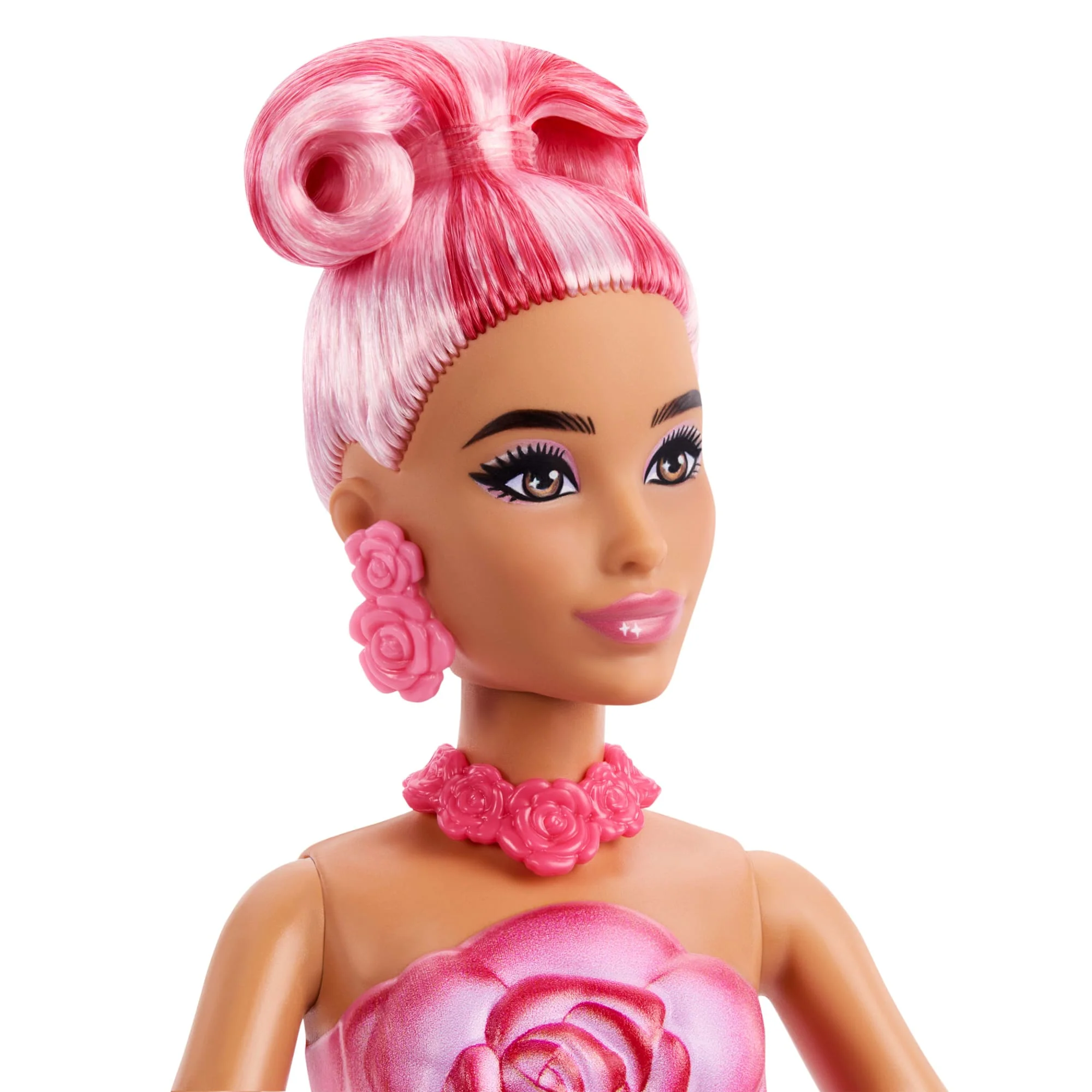 Barbie Petal Pop Kwiatowa niespodzianka Czerwona róża Lalka i akcesoria Zestaw Zabawka dla dzieci 3+ - Image 3