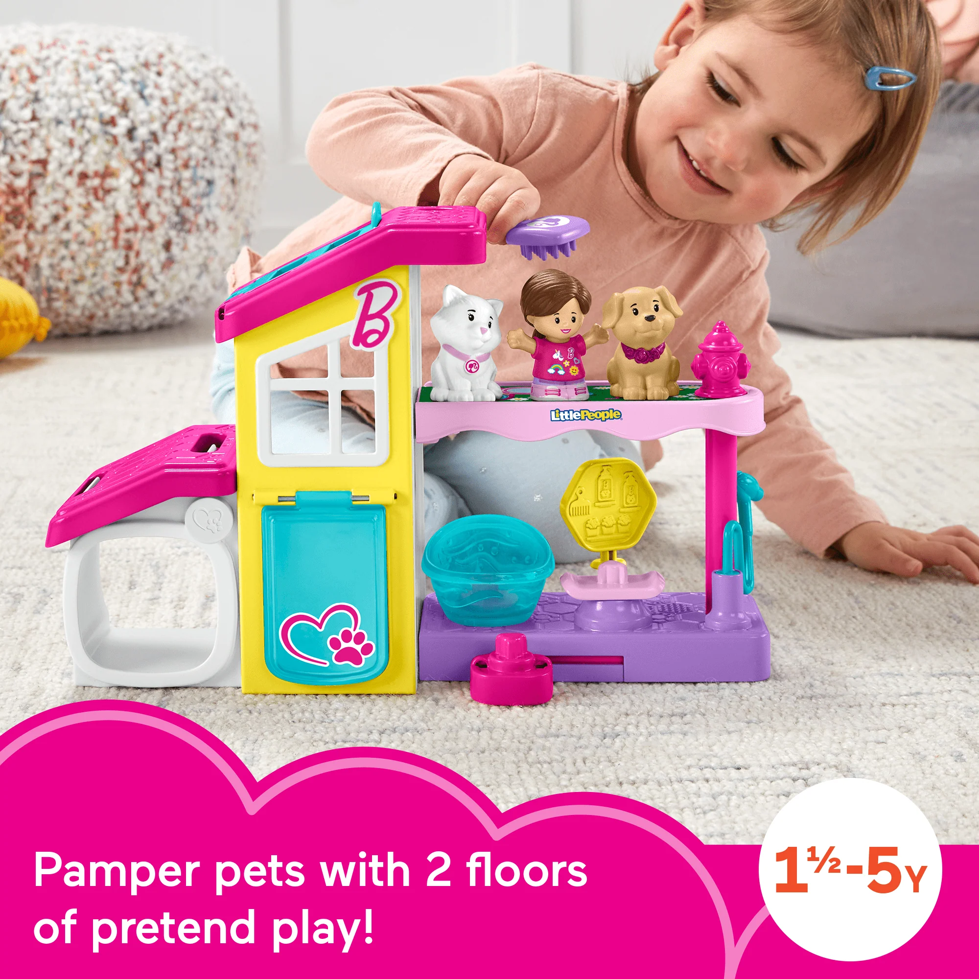 Barbie Play And Care Pet Spa By Little People - Image 2