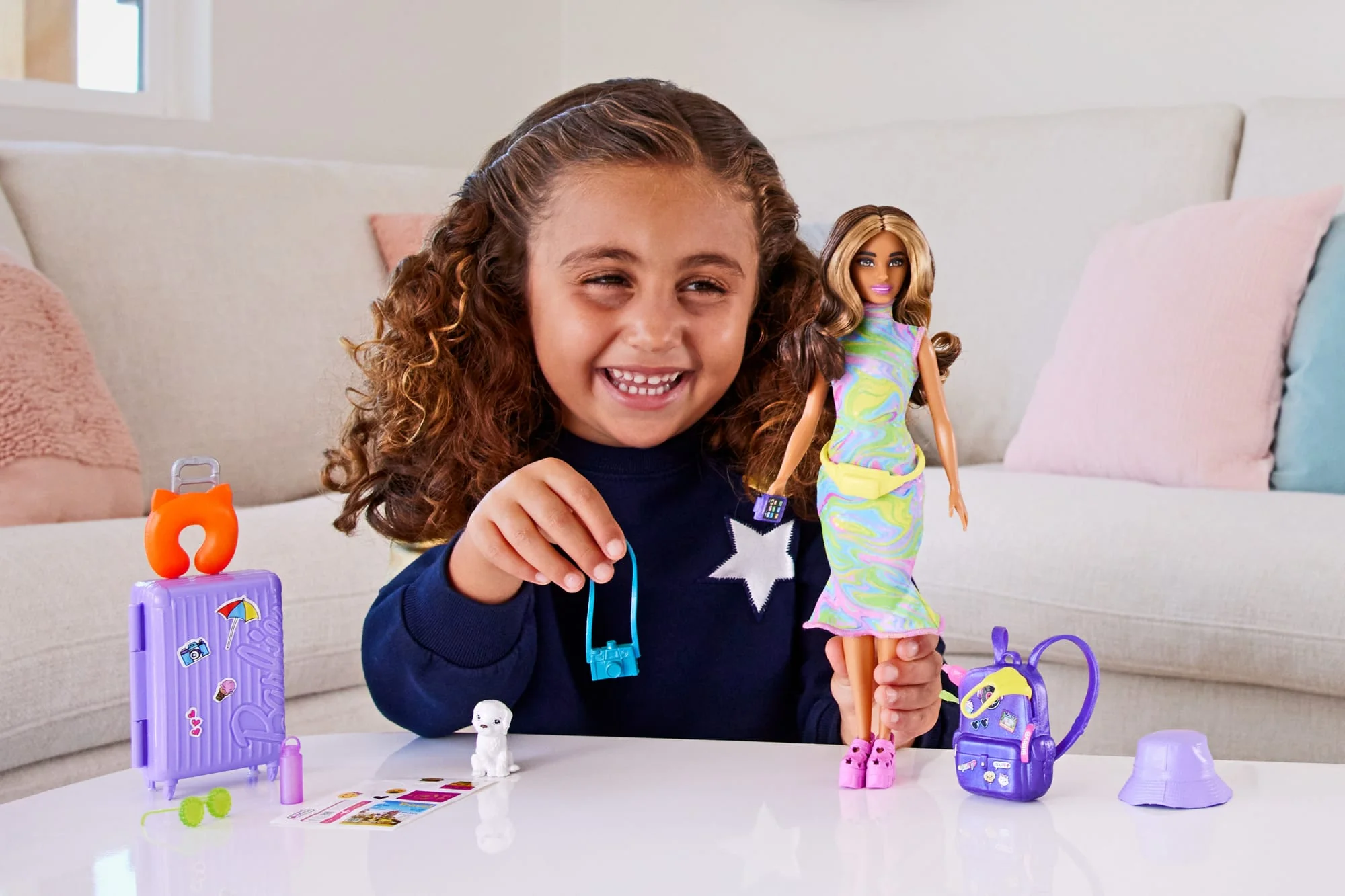 Barbie Pop En Accessoires, Reisset Met Teresa Pop En Puppy - Image 2