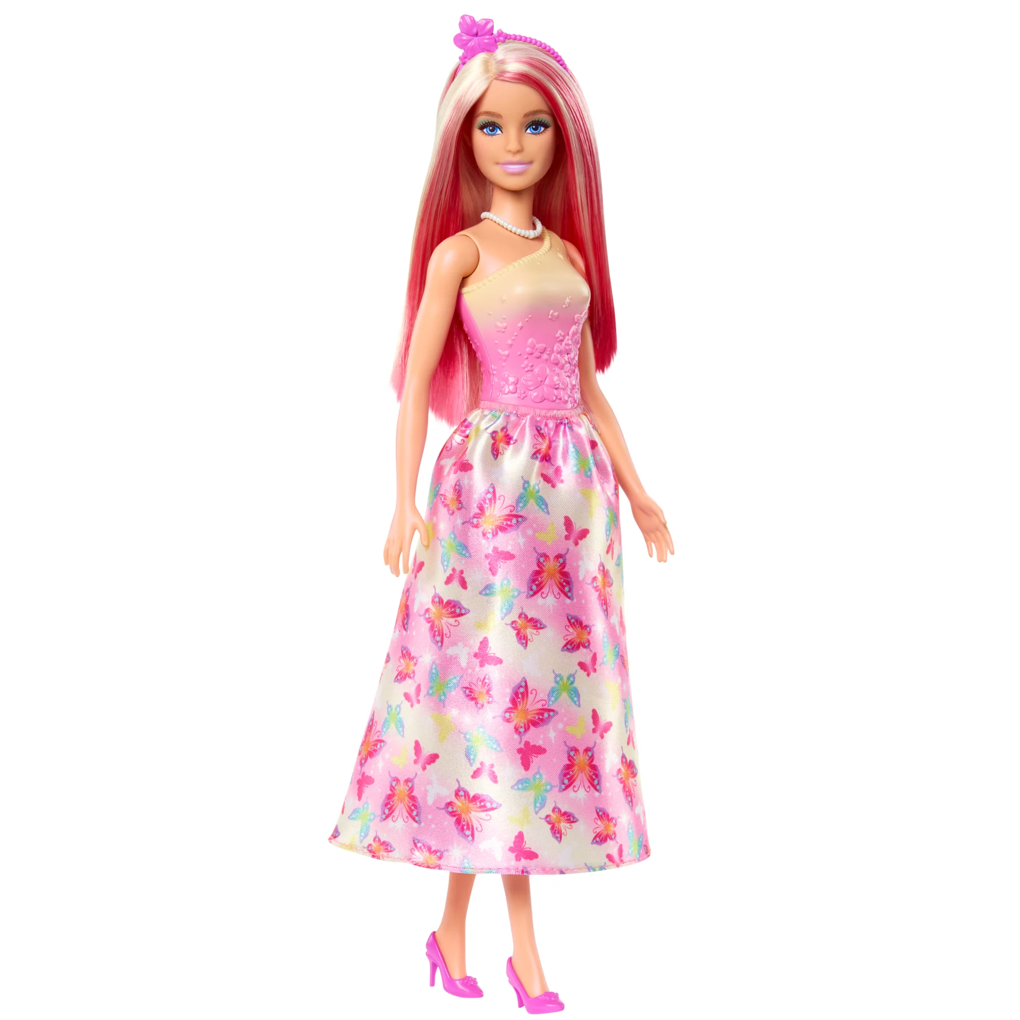 Barbie Zeemeerminnenpoppen Met Kleurrijk Haar, Staarten En Haarband Accessoires