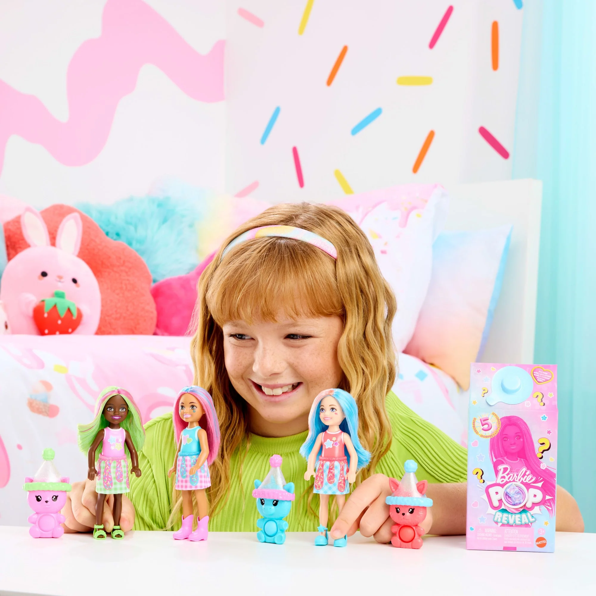 Barbie Chelsea Pop Reveal Milkshake-Reeks Pop Met Geur En Kleurverandering (Stijlen Kunnen Variëren) - Image 2