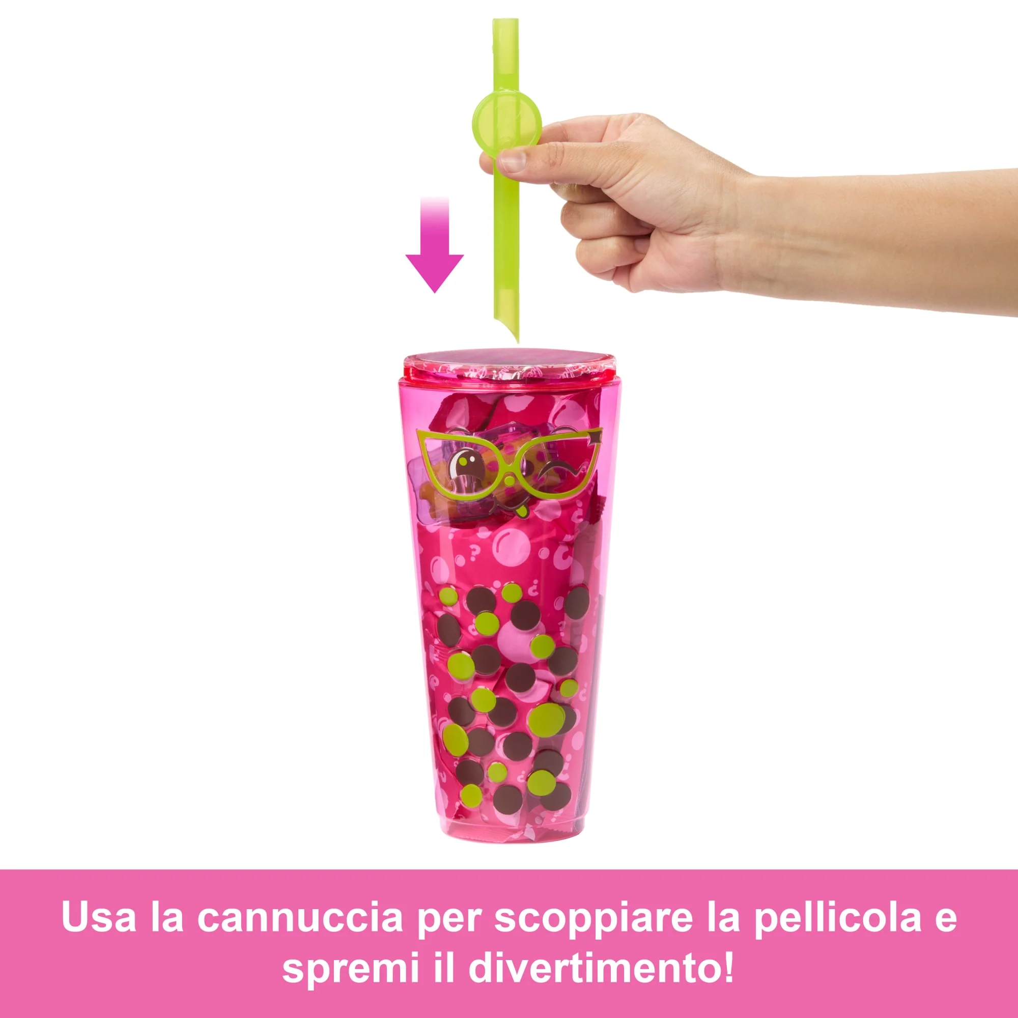 Barbie Pop Reveal Serie Bubble Tea, Bambola E Accessori, Set Con Bambola Berry Bliss Profumata Alla Moda - Image 3