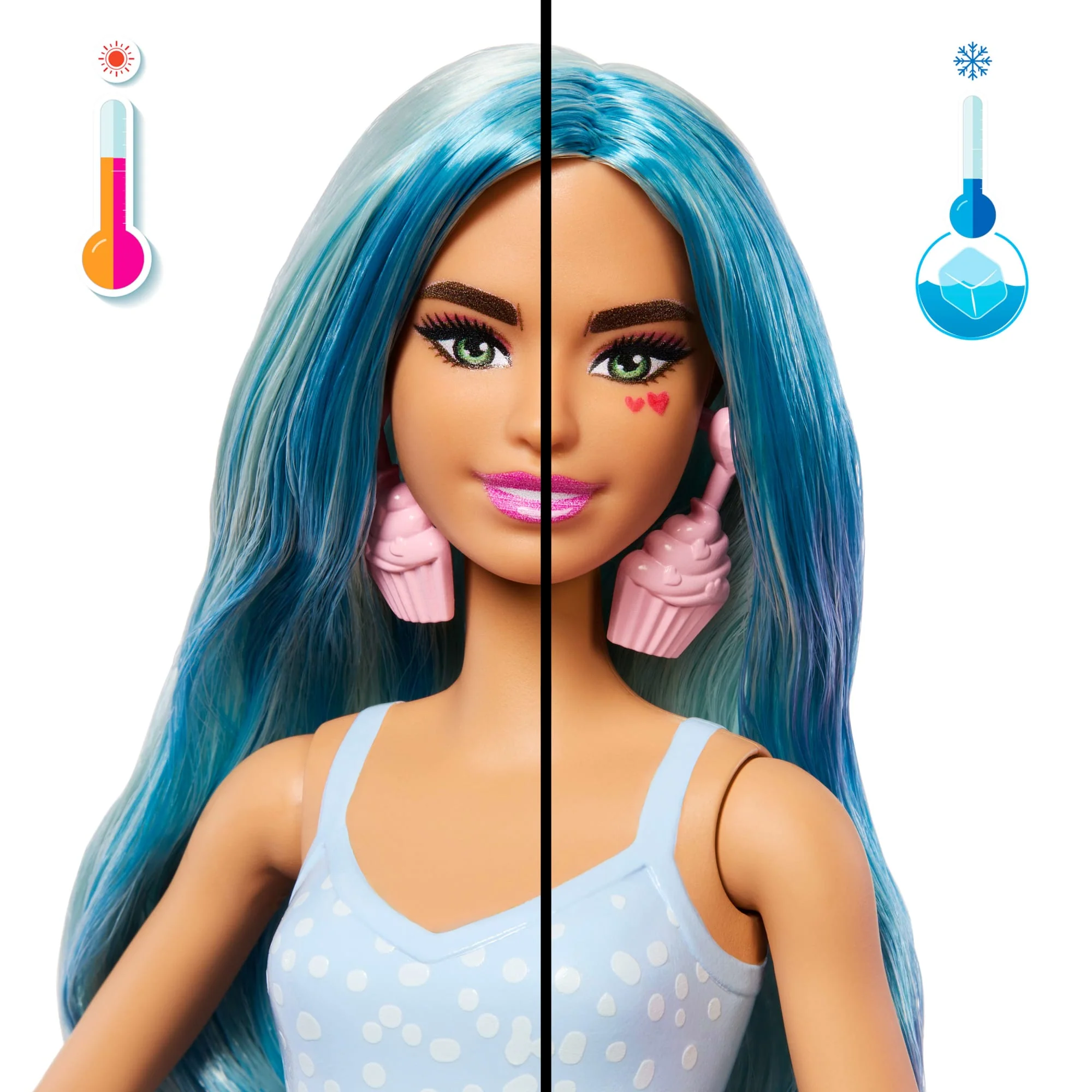 Conjunto De Juego De Muñeca Y Accesorios De La Colección Dulces De Barbie Pop Reveal, Muñeca De Moda Cool Cupcake Y Mascota - Image 2