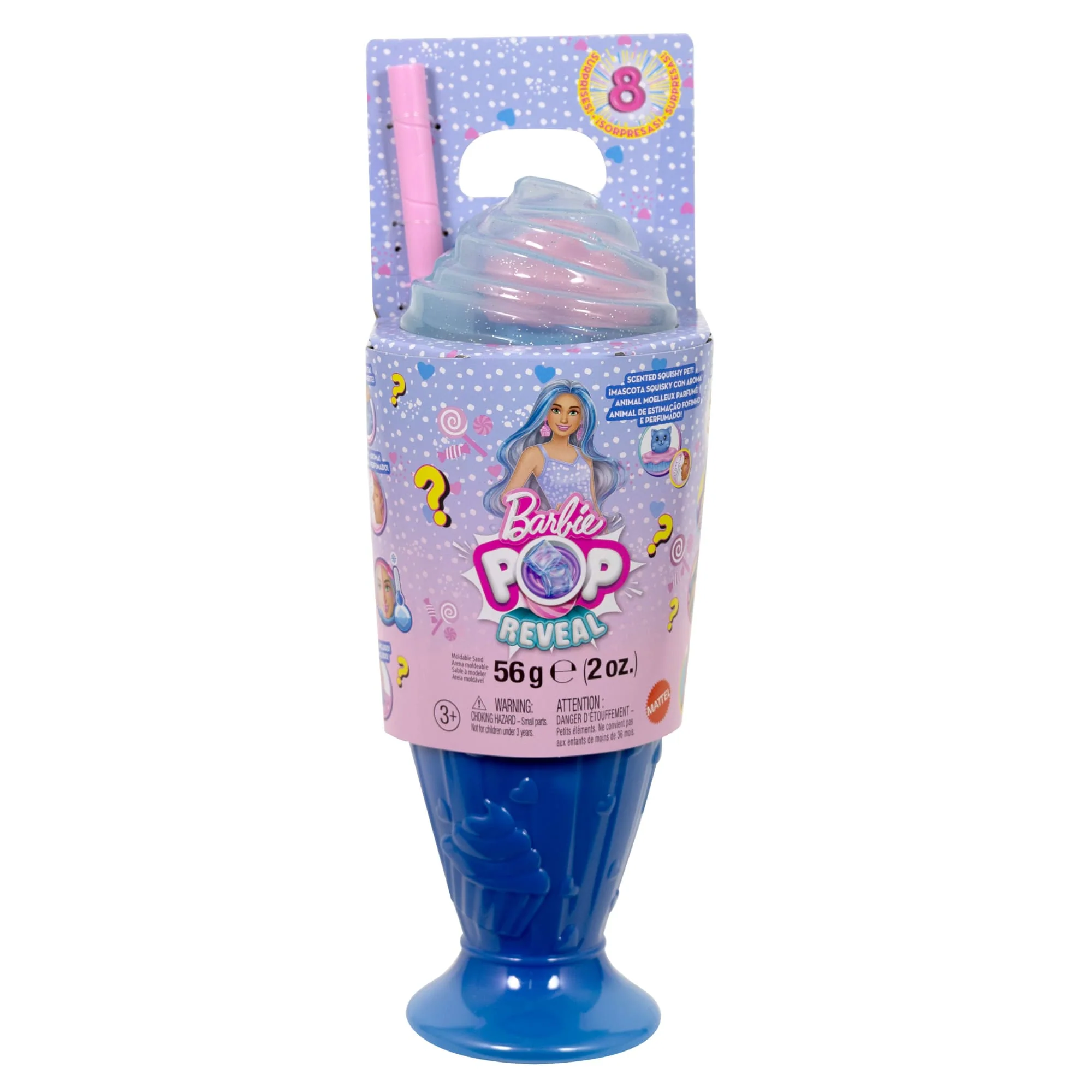 Conjunto De Juego De Muñeca Y Accesorios De La Colección Dulces De Barbie Pop Reveal, Muñeca De Moda Cool Cupcake Y Mascota - Image 5