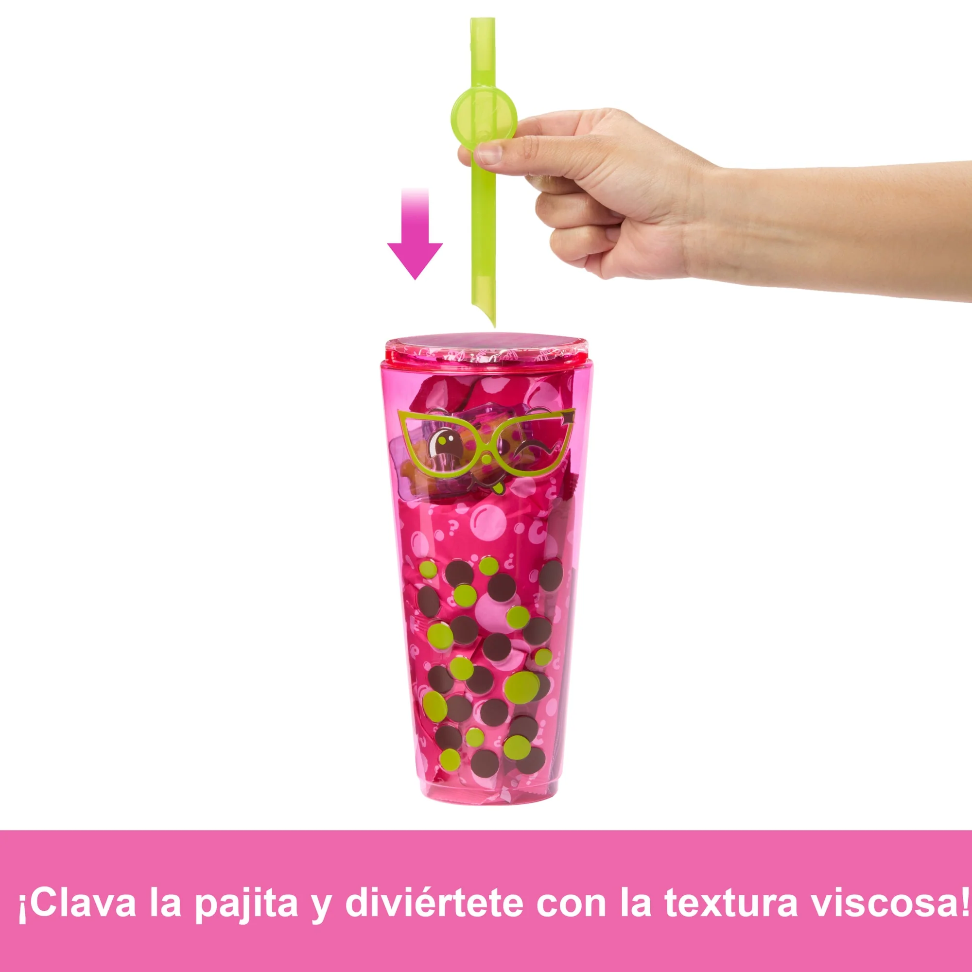 Conjunto De Muñeca Y Accesorios De La Colección Té De Burbujas De Barbie Pop Reveal Con Muñeca De Moda Con Aroma A Frutos Rojos - Image 3