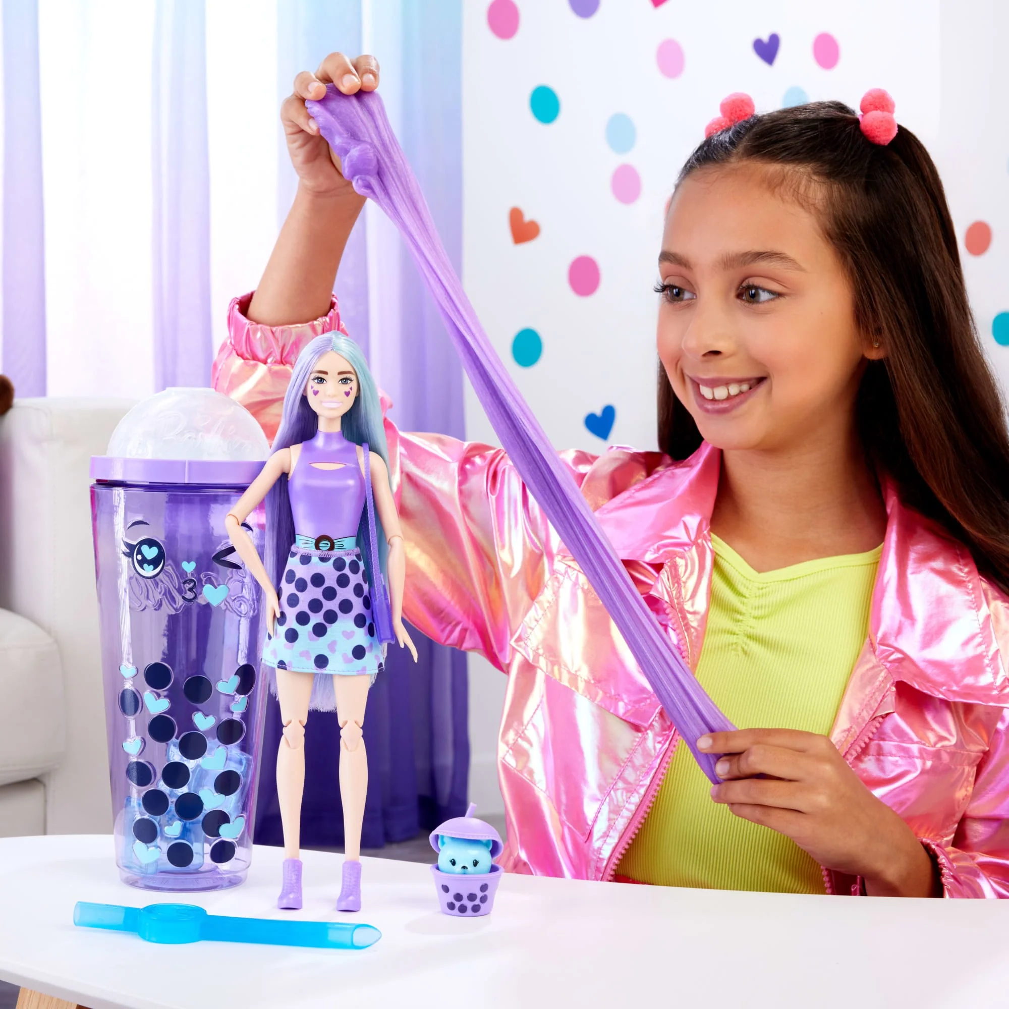 Conjunto De Muñeca Y Accesorios De La Colección Té De Burbujas De Barbie Pop Reveal Con Muñeca De Moda Con Aroma A Leche De Malanga - Image 2