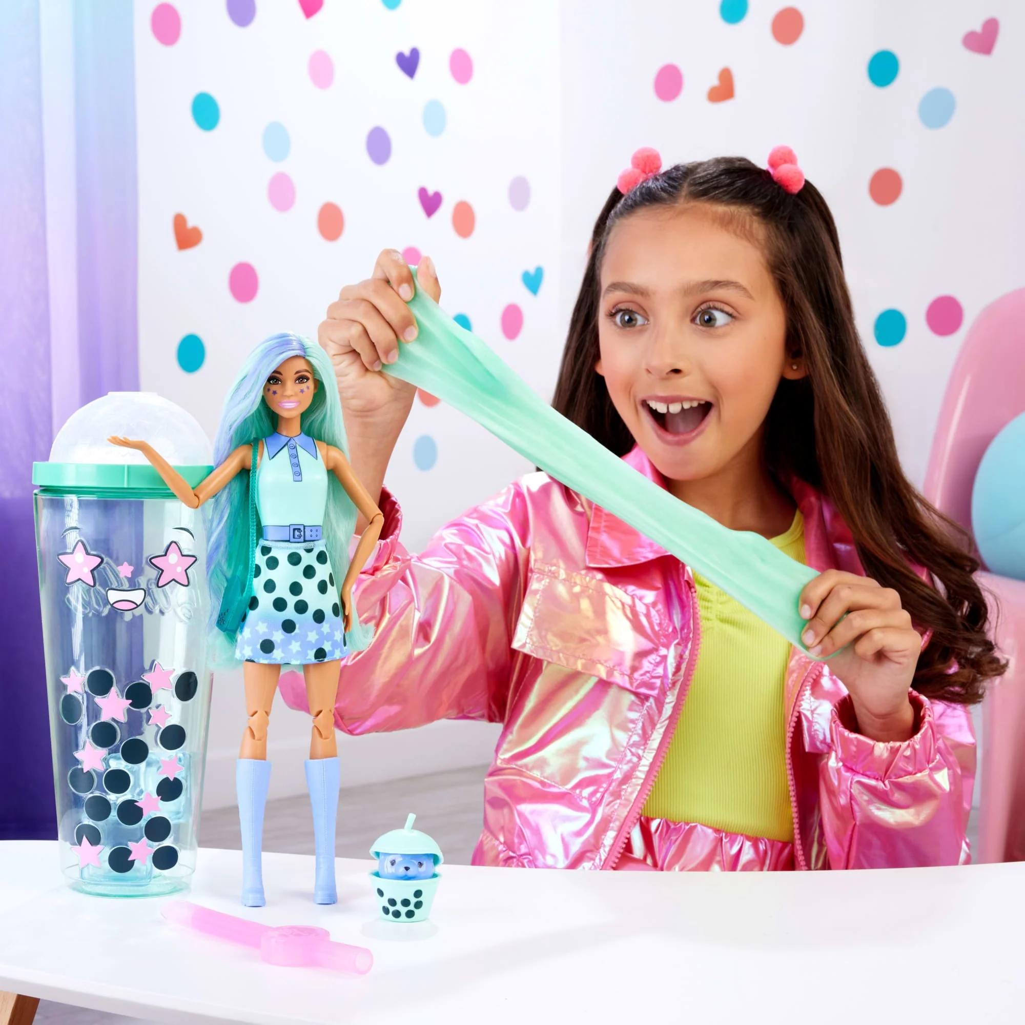 Conjunto De Muñeca Y Accesorios De La Colección Té De Burbujas De Barbie Pop Reveal Con Muñeca De Moda Con Aroma A Té Verde - Image 2