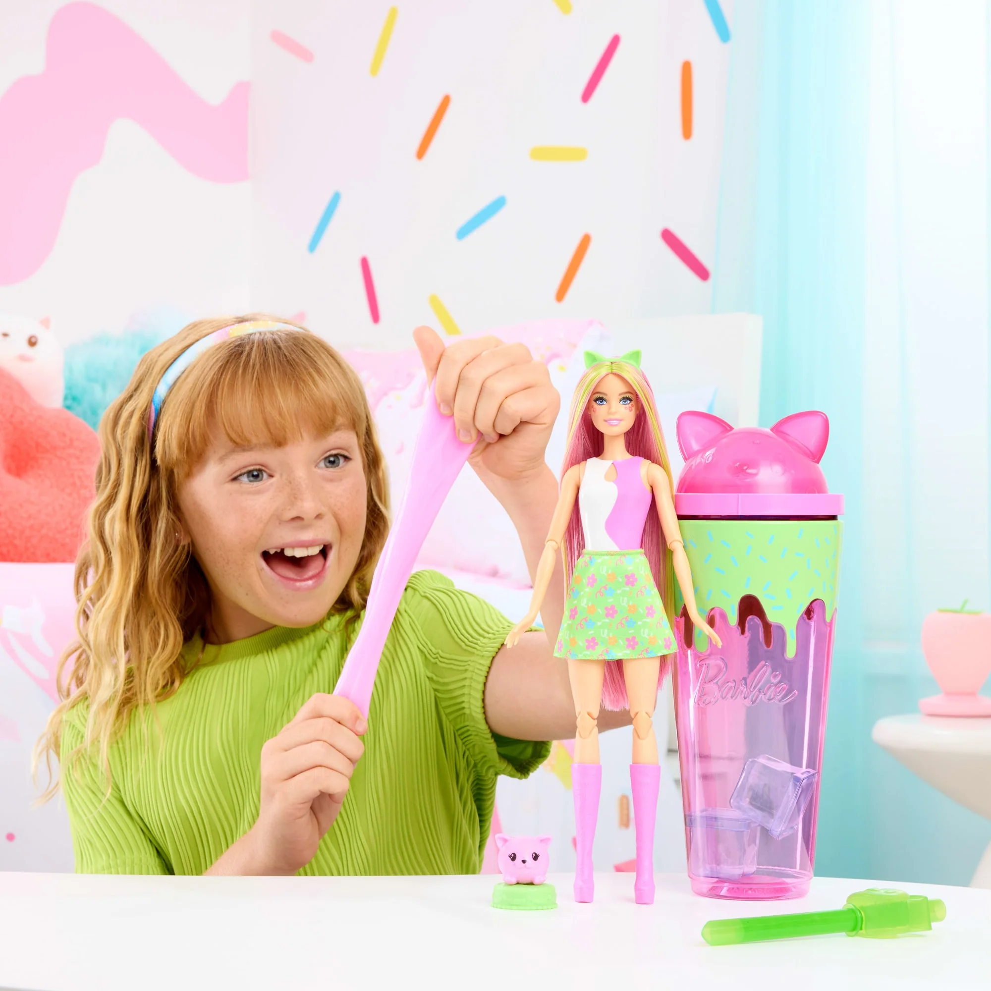 Barbie Pop Reveal Shakes Series Doll & Accessories Set With Scent & Pet - Image 2